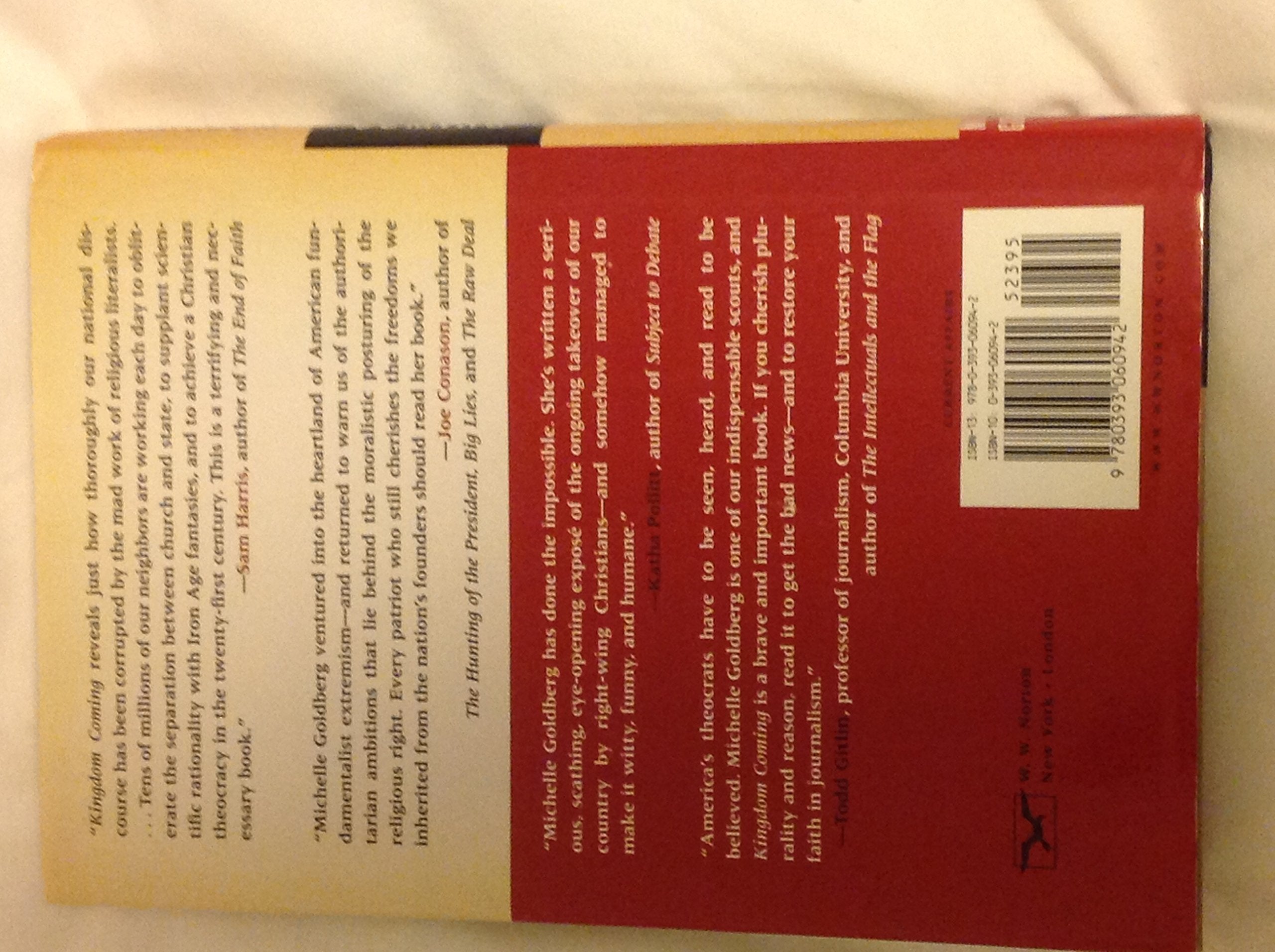 Kingdom Coming: The Rise of Christian Nationalism used book depot