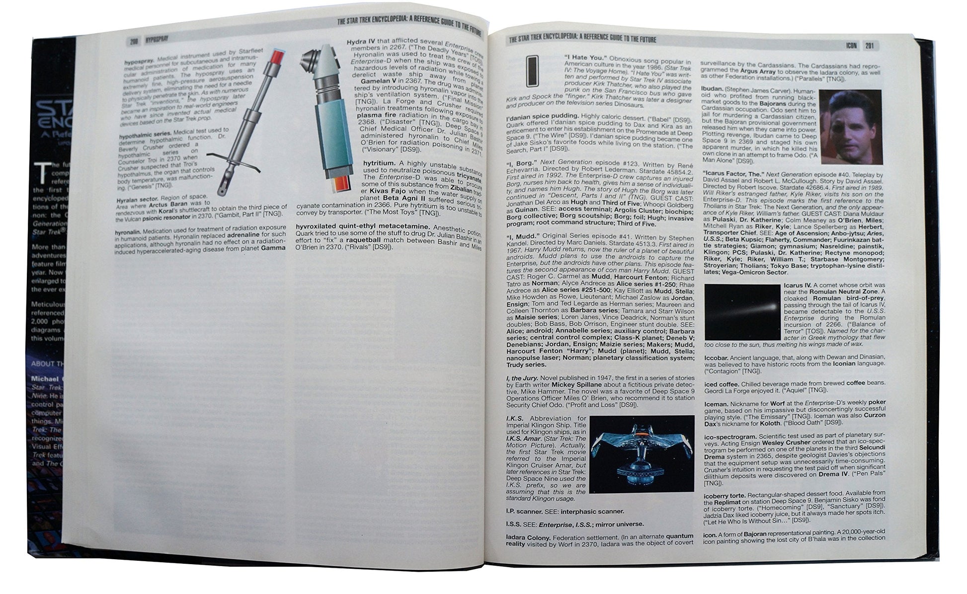 The Star Trek Encyclopedia: A Reference Guide to the Future (updated and expanded edition) used book depot