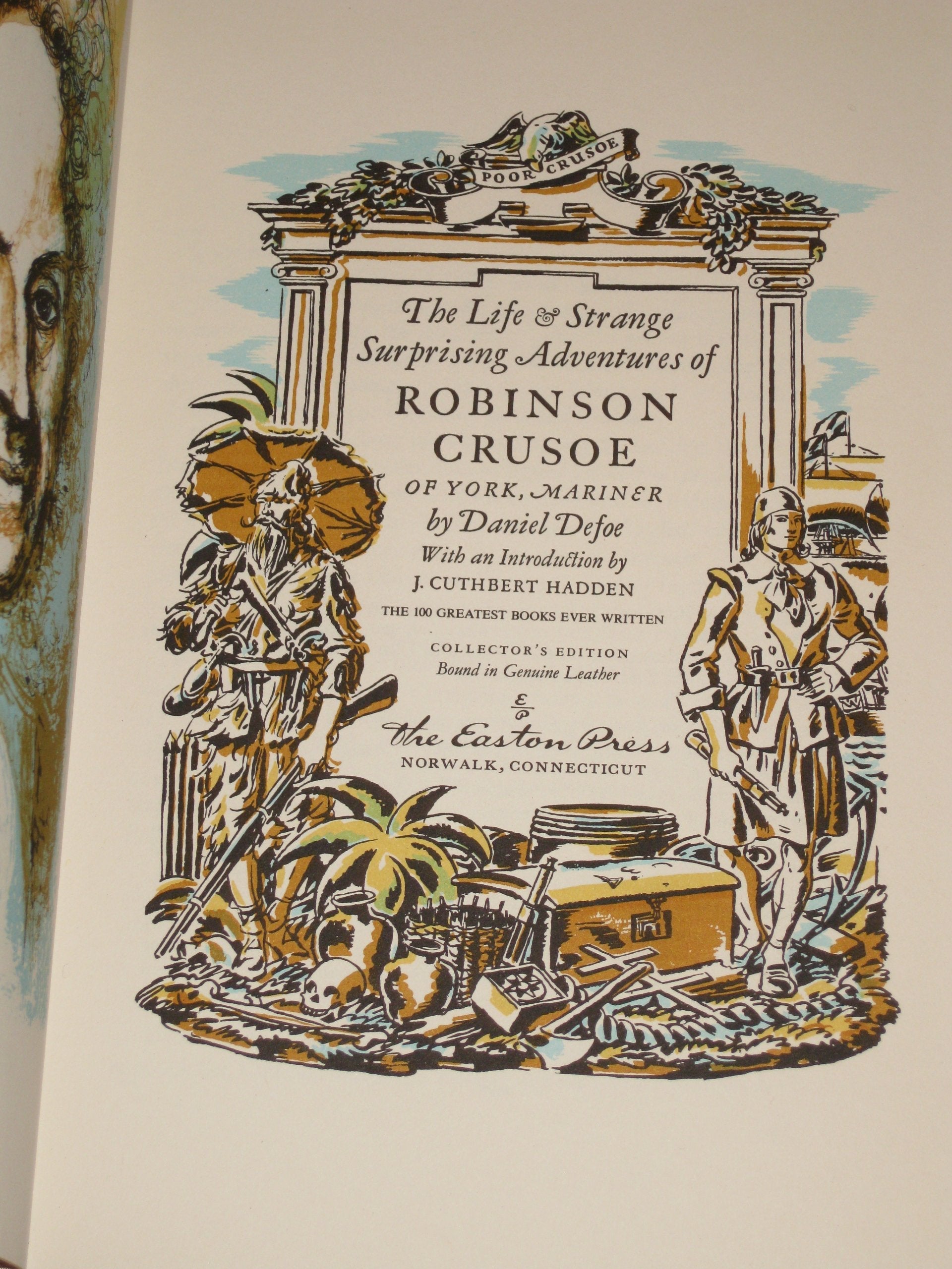 The Life & Strange Adventures of Robinson Crusoe used book depot