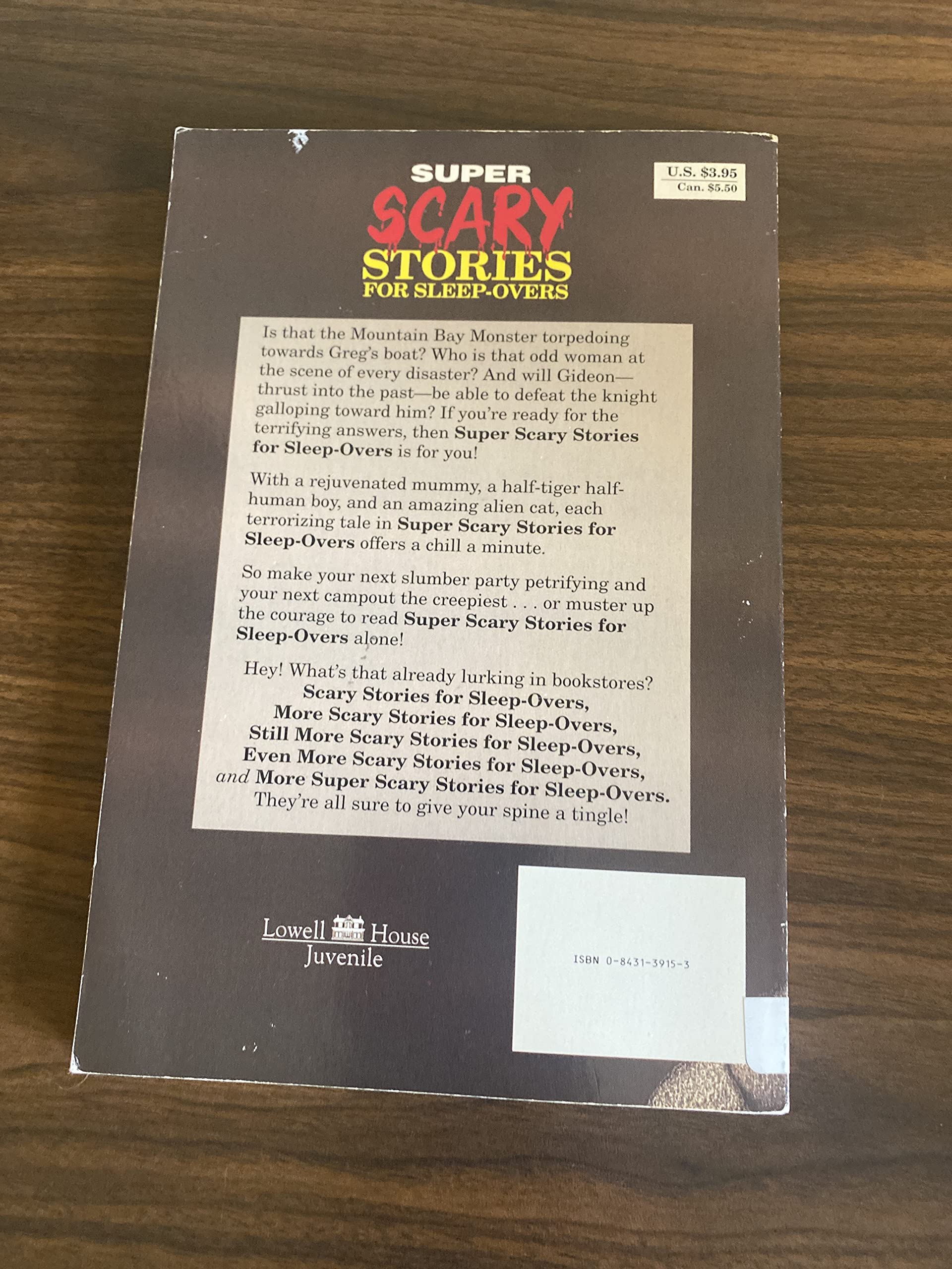 Super Scary Stories for Sleep-Overs used book depot