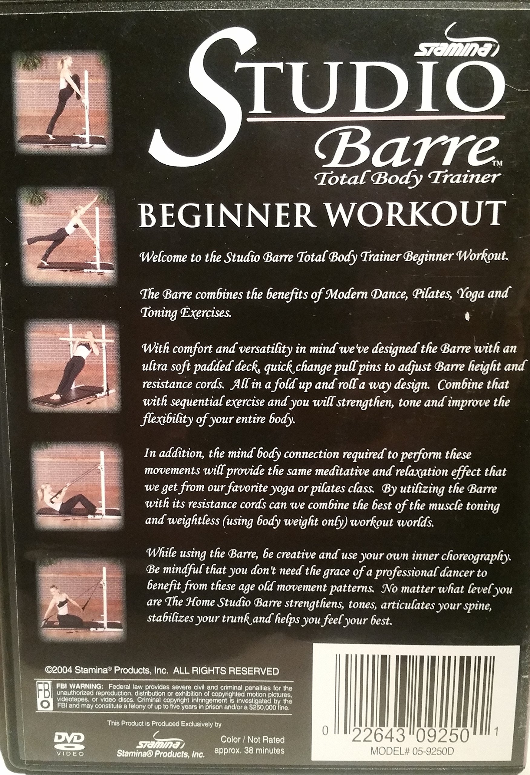 Stamina Studio Barre Total Body Trainer Beginner Workout