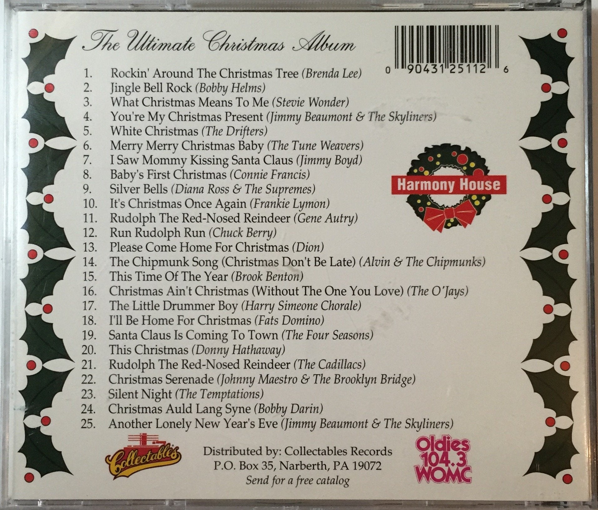 WCBS-FM 101.1 - The Ultimate Christmas Album used book depot
