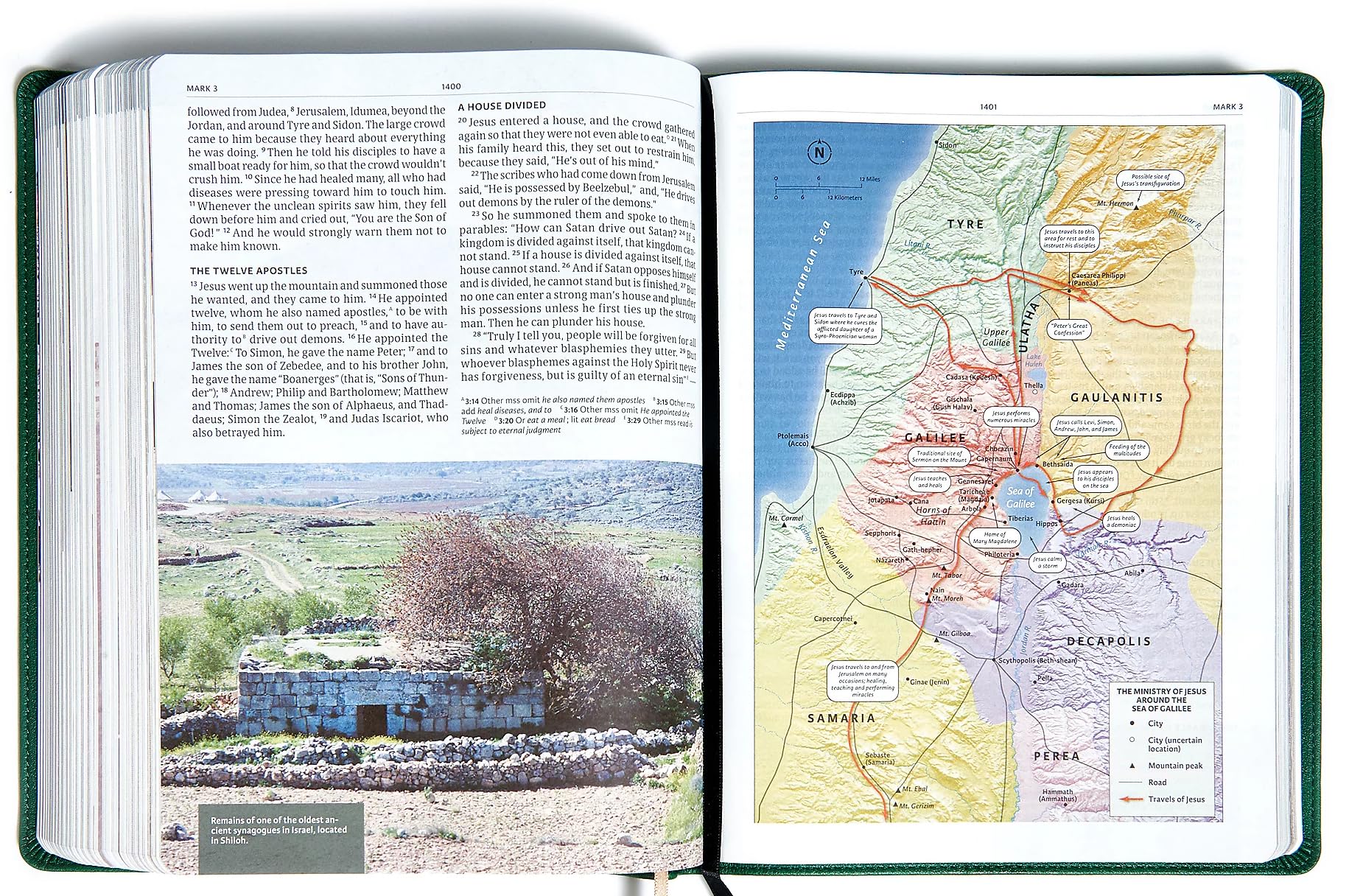 CSB Holy Land Illustrated Bible, Brown Leathertouch used book depot