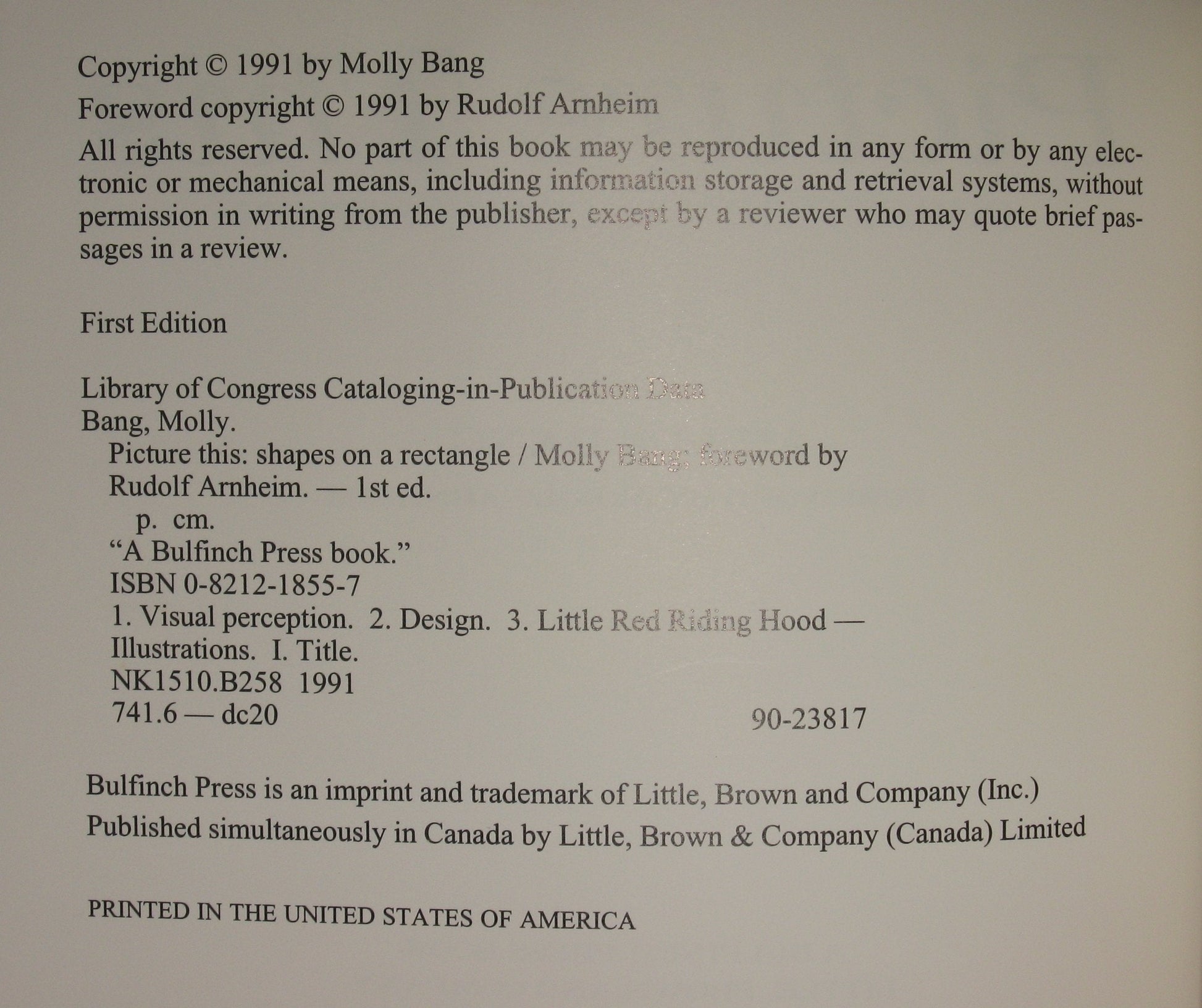 Picture This: Perception & Composition used book depot