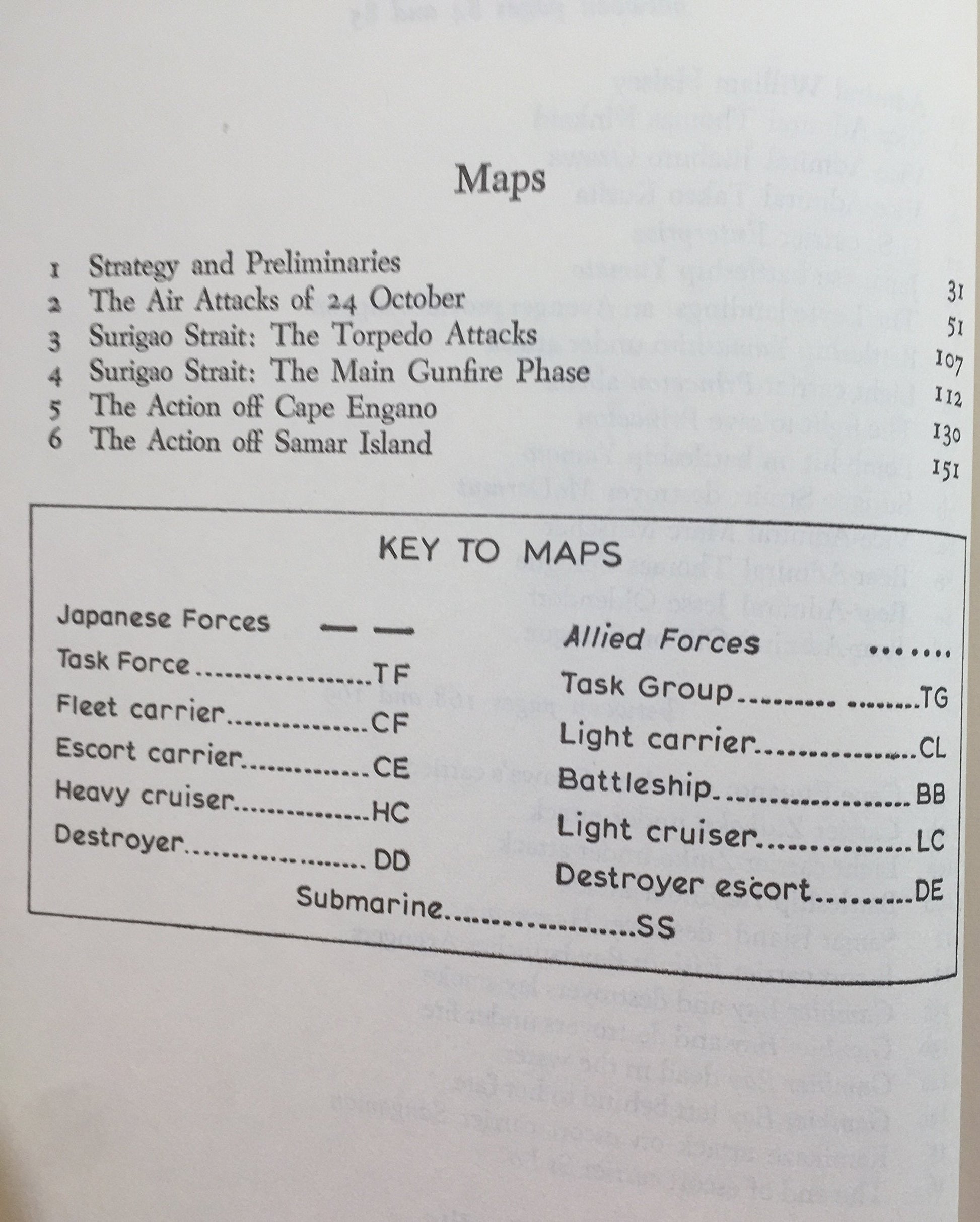 THE BATTLE OF LEYTE GULF used book depot