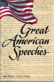 Great American Speeches (Library of Freedom) used book depot