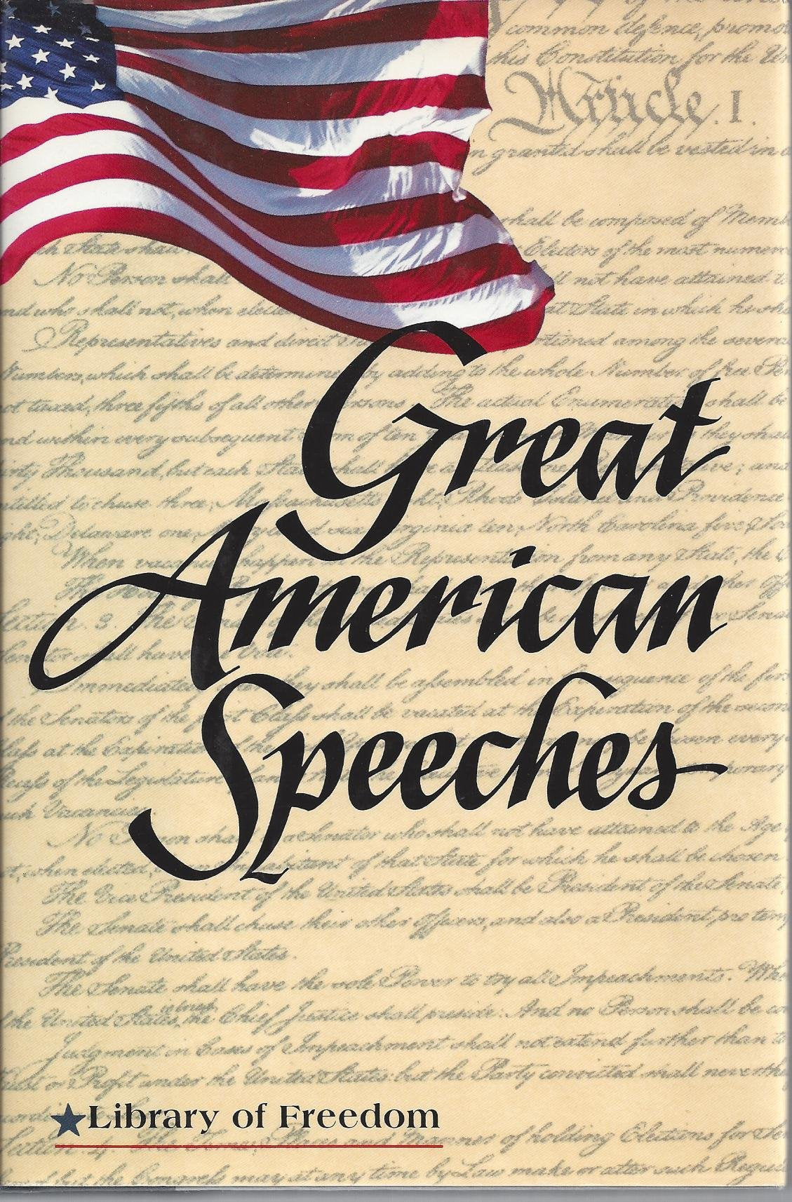 Great American Speeches (Library of Freedom) used book depot