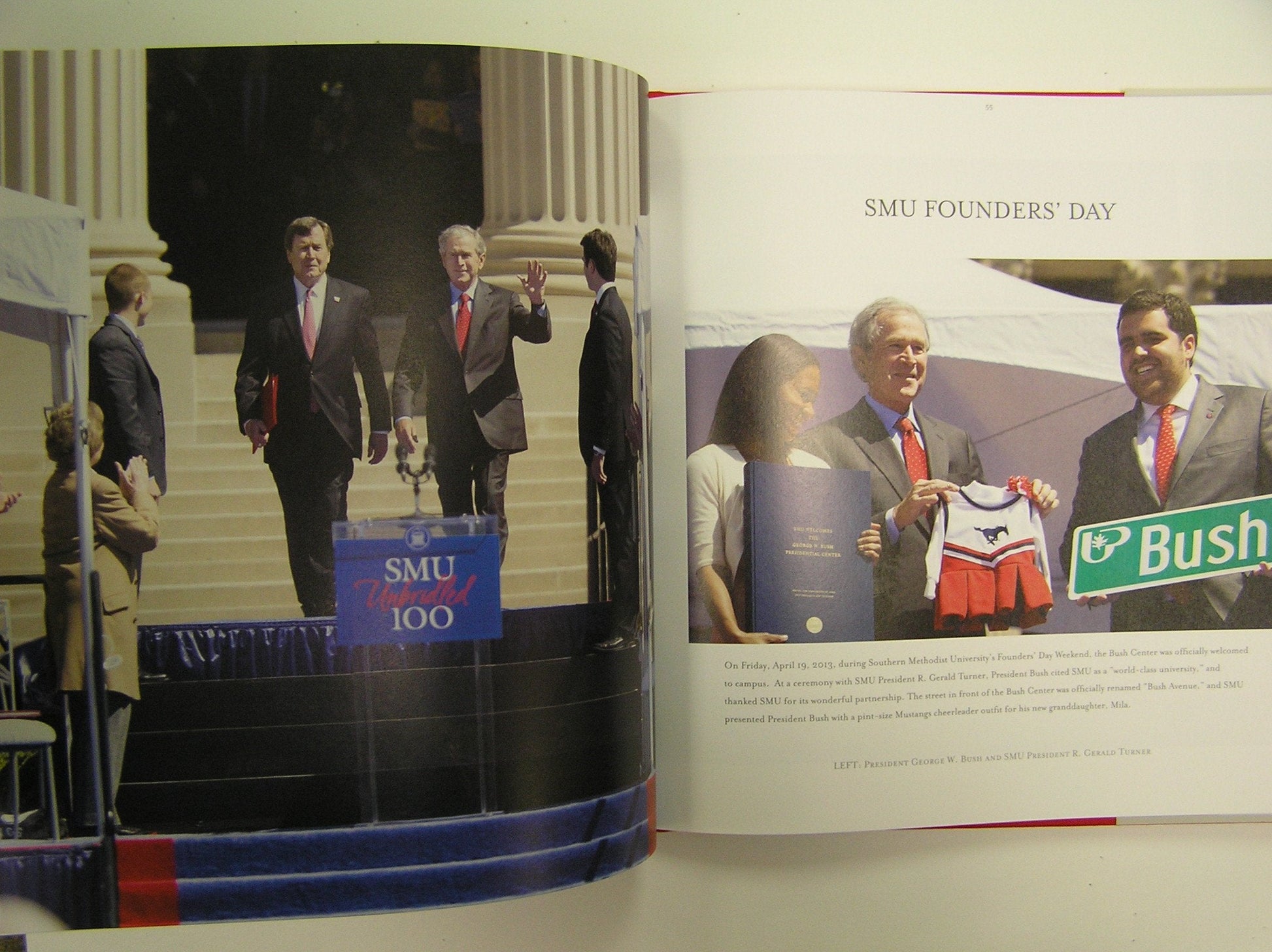 THE GEORGE W. BUSH PRESIDENTIAL CENTER, A CELEBRATION OF FREEDOM used book depot