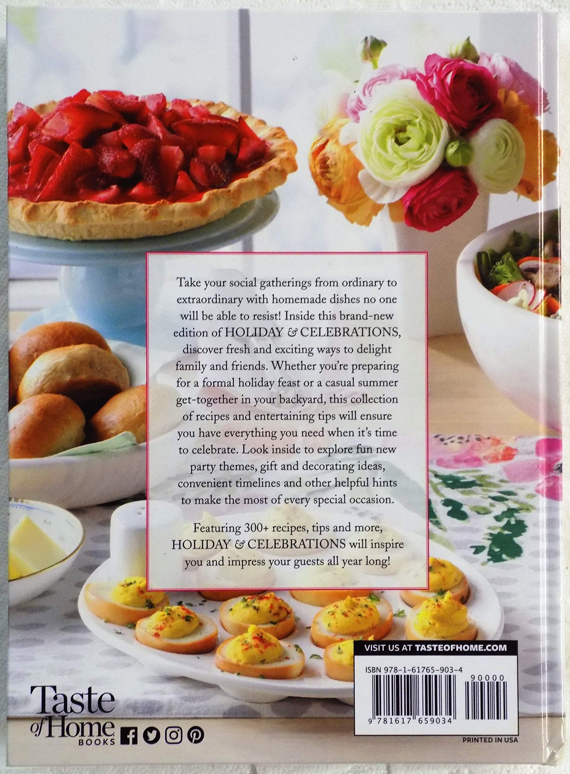Taste Of Home Holiday & Celebrations 2019 used book depot