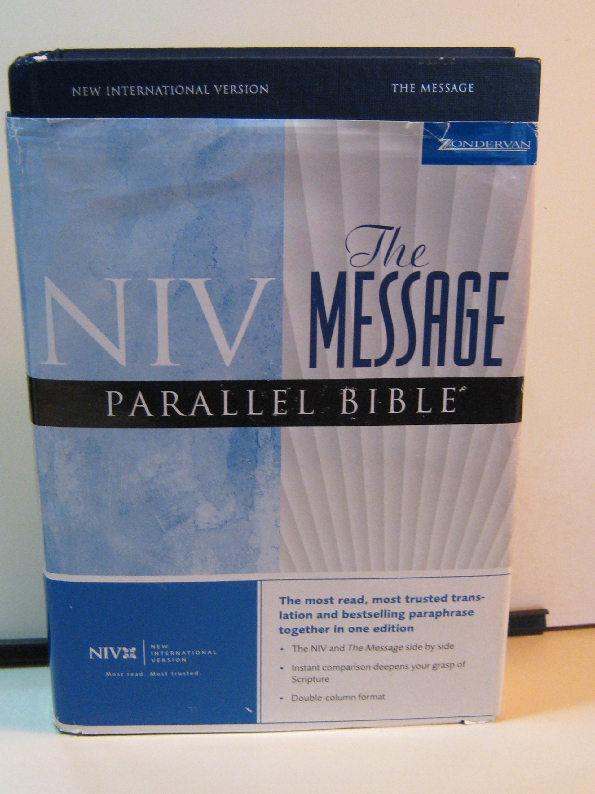 NIV/The Message Parallel Bible (New International Version) used book depot