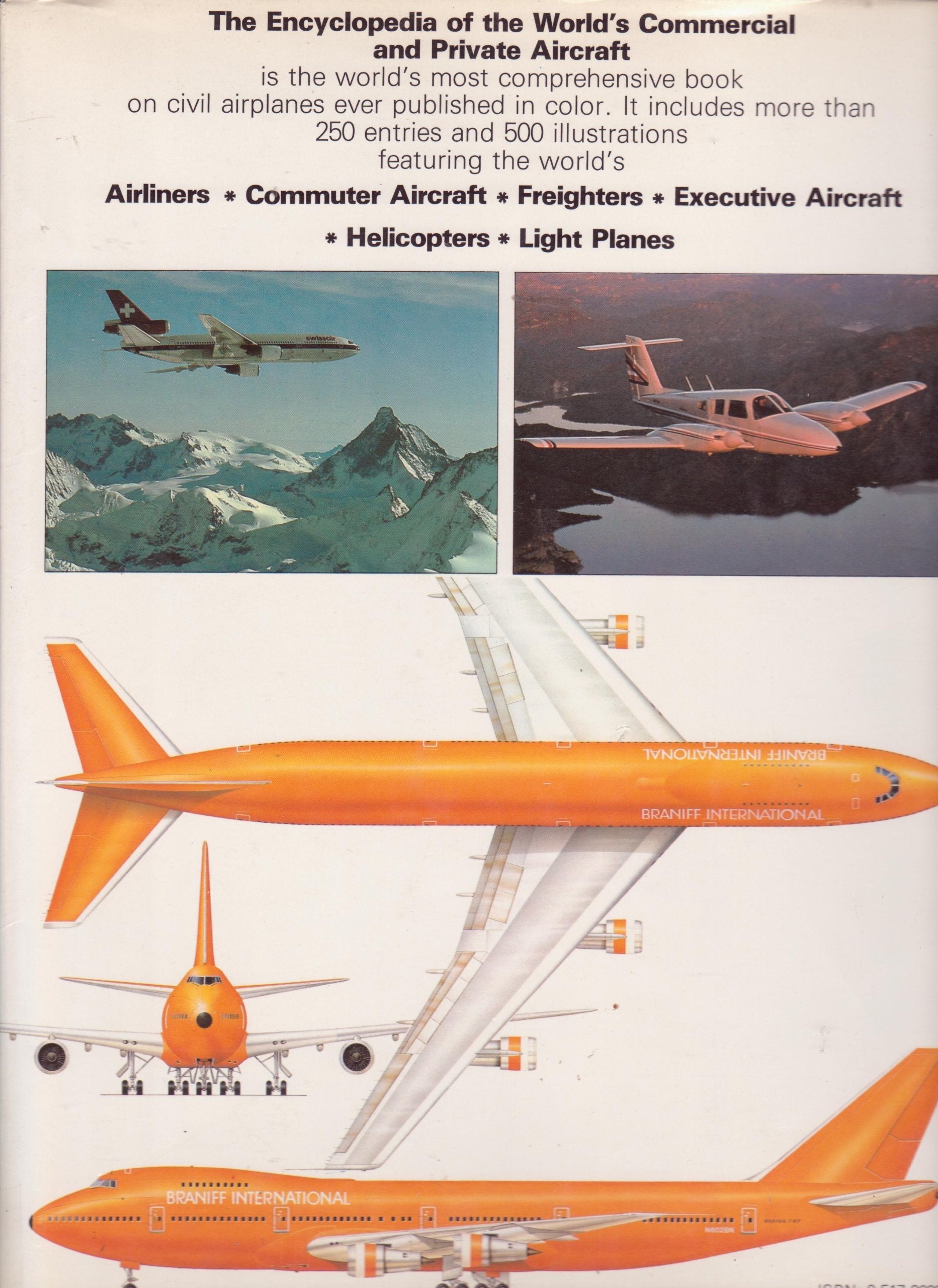 The Encyclopedia of the World's Commercial and Private Aircraft used book depot