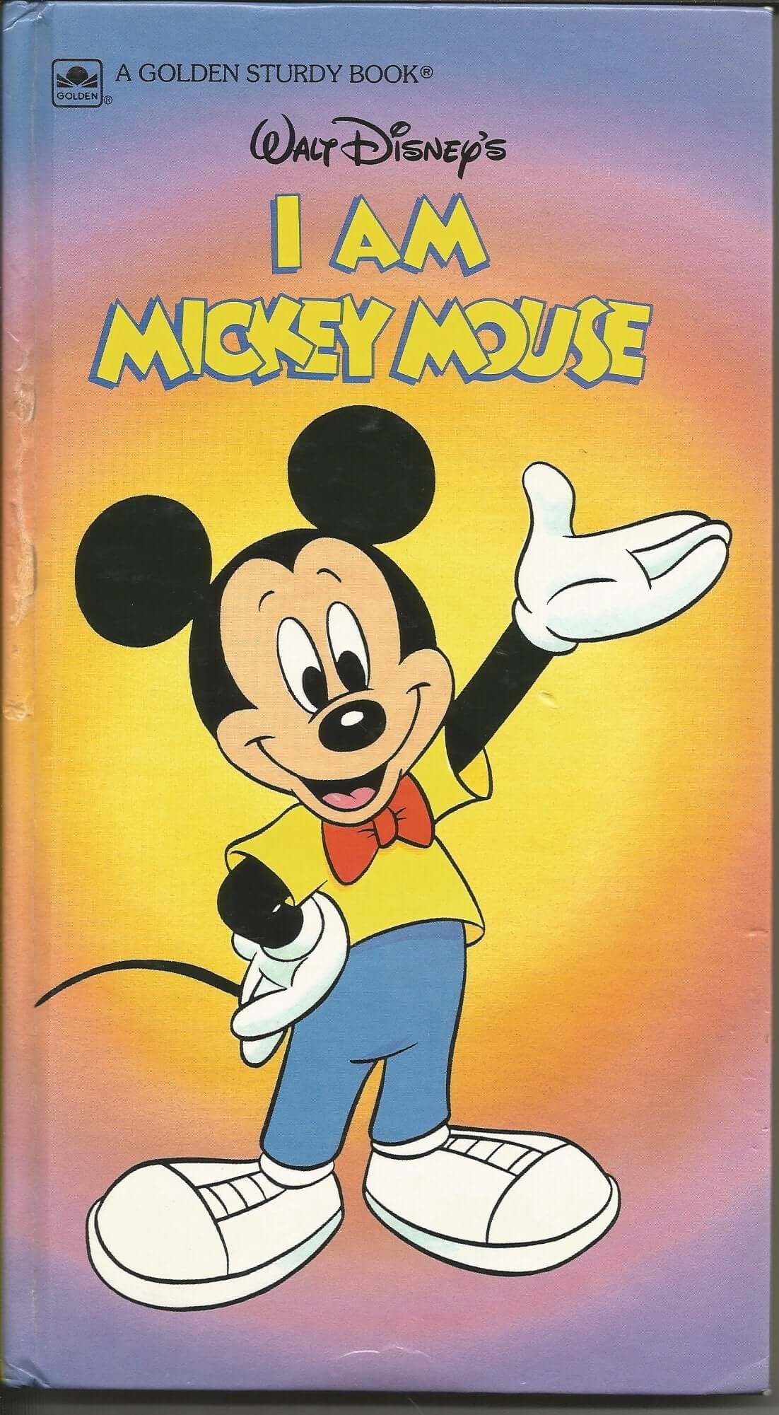 Walt Disney's I Am Mickey Mouse (A Golden Sturdy Book) used book depot