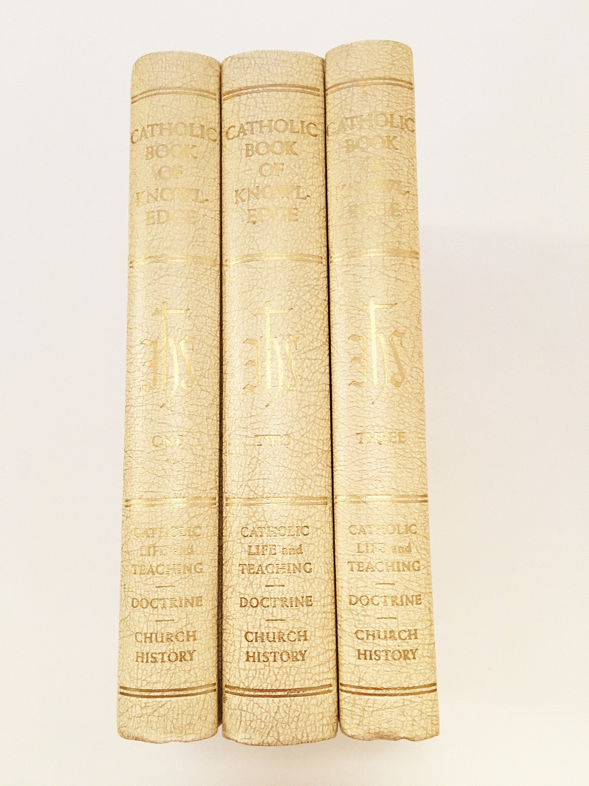 Catholic Book of Knowledge (Three Volumes) used book depot