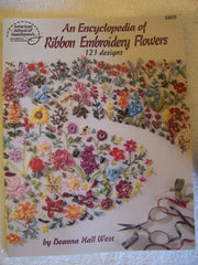 An Encyclopedia of Ribbon Embroidery Flowers: 121 Designs (American School of Needlework, No. 3405) used book depot