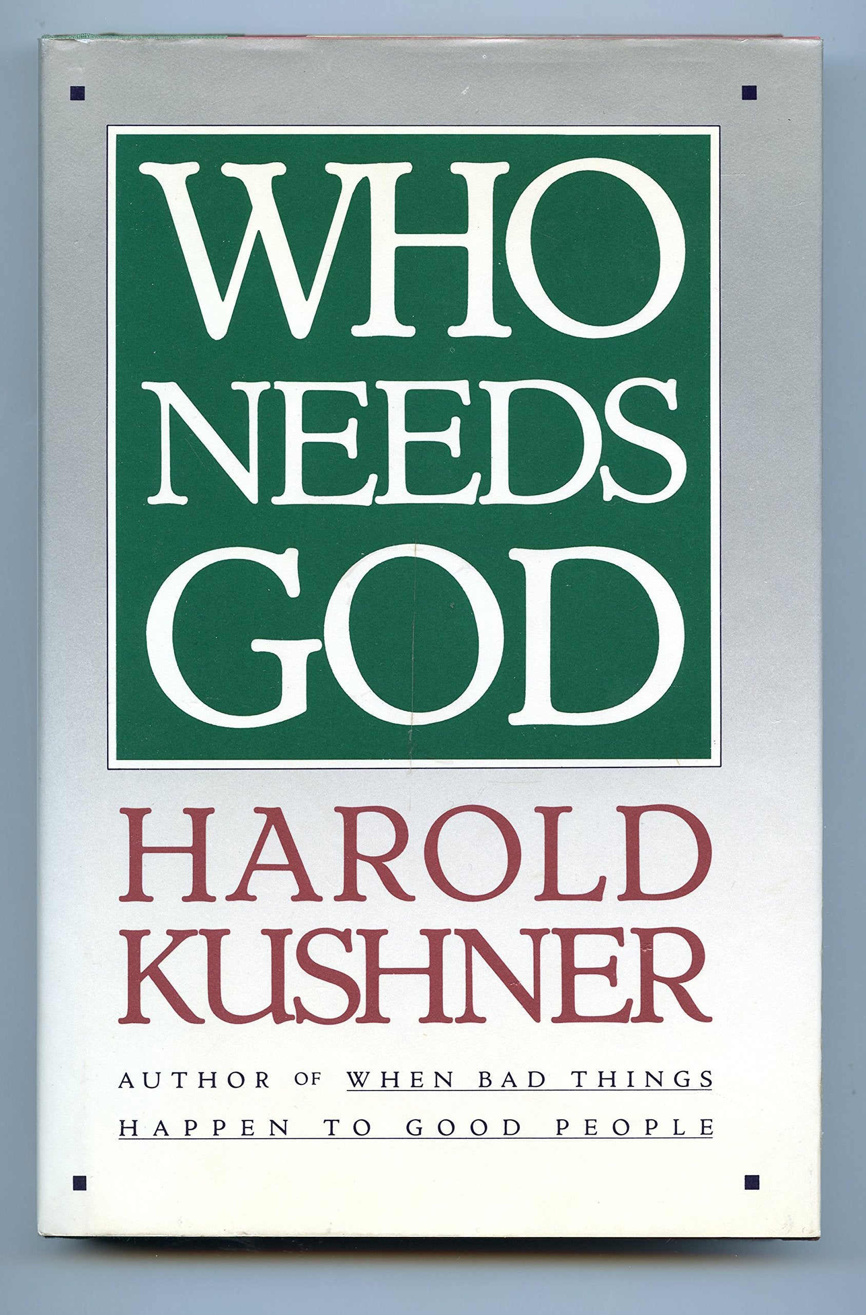 Who Needs God used book depot