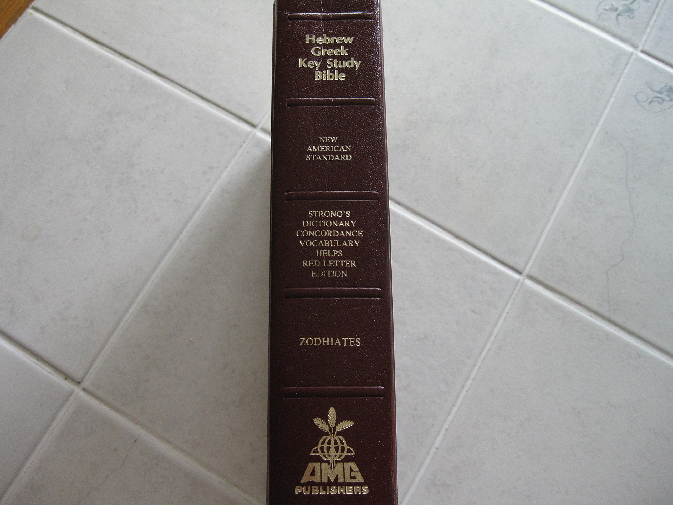 Hebrew-Greek Key Word Study Bible: New American Standard Bible used book depot