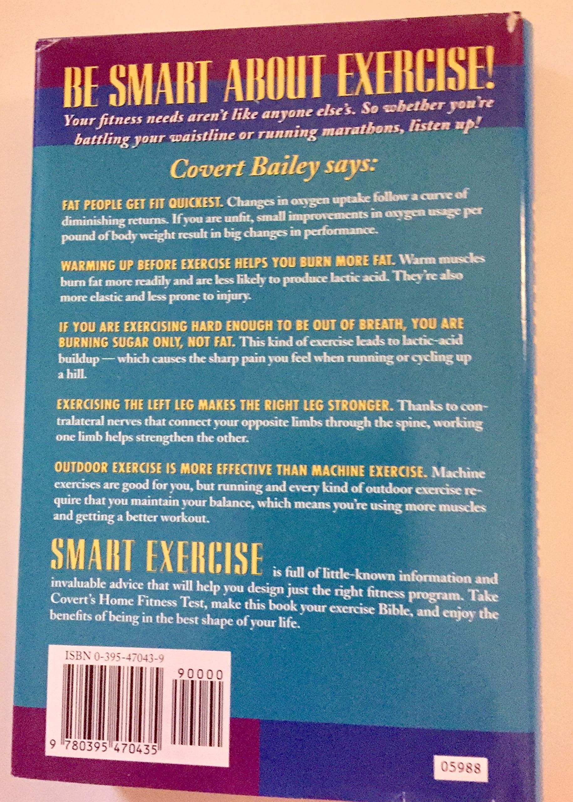 Smart Exercise: Burning Fat, Getting Fit used book depot