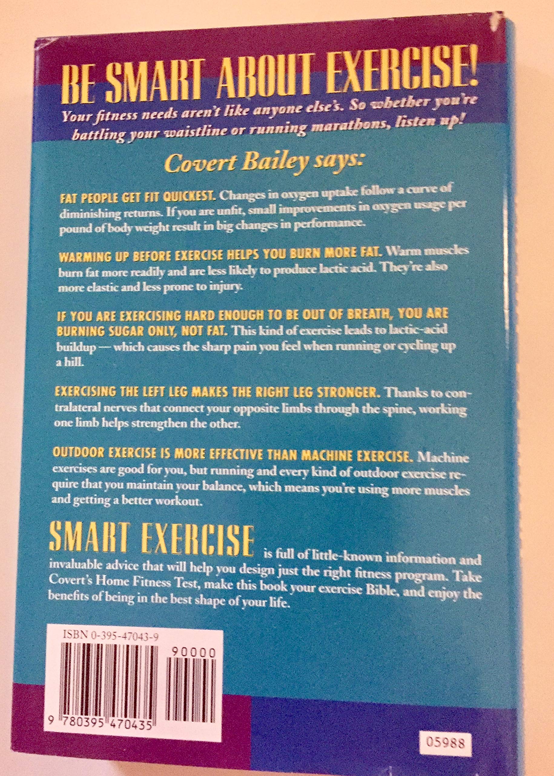 Smart Exercise: Burning Fat, Getting Fit used book depot