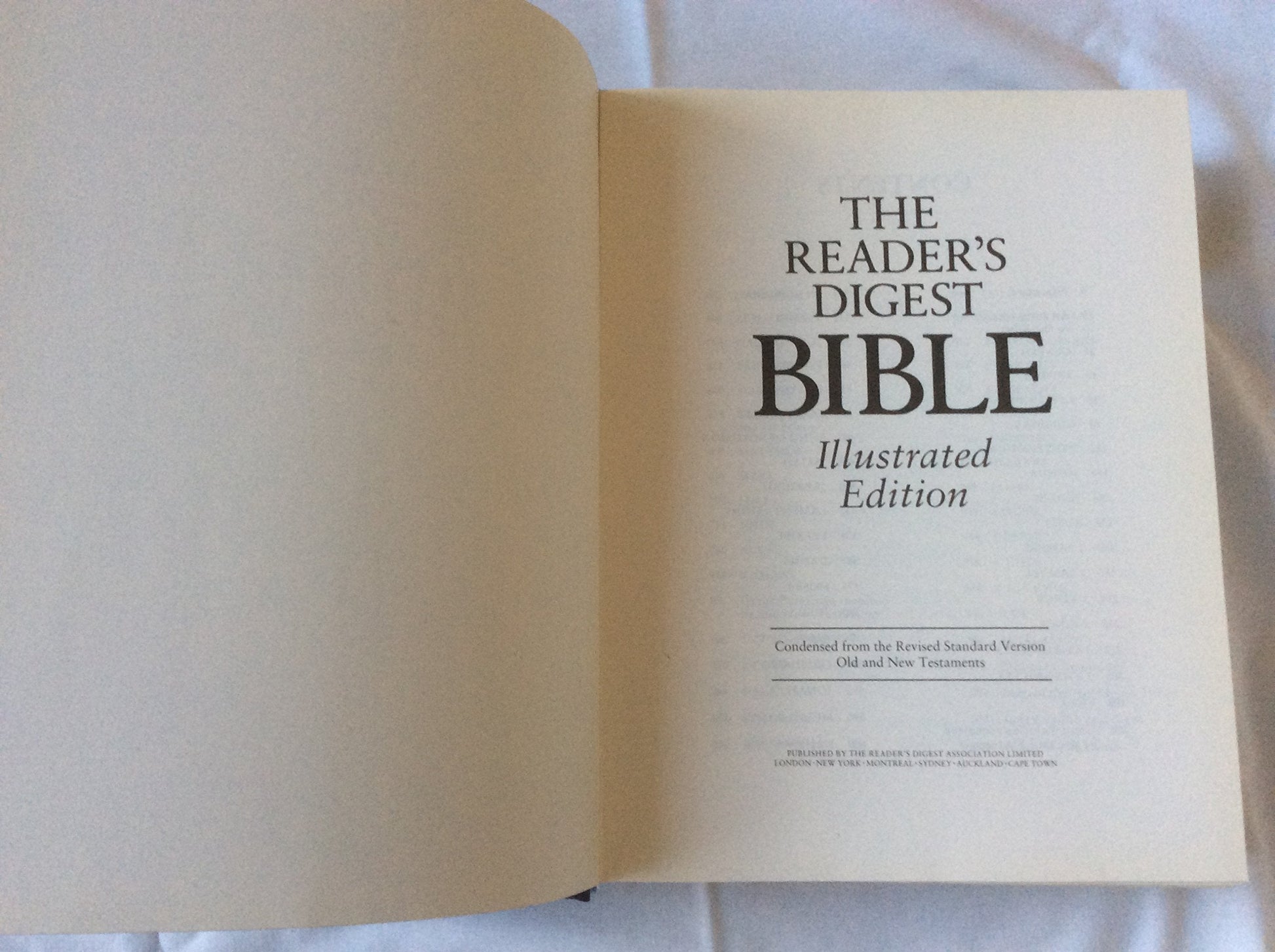 The Reader's Digest Bible: Illustrated Edition used book depot