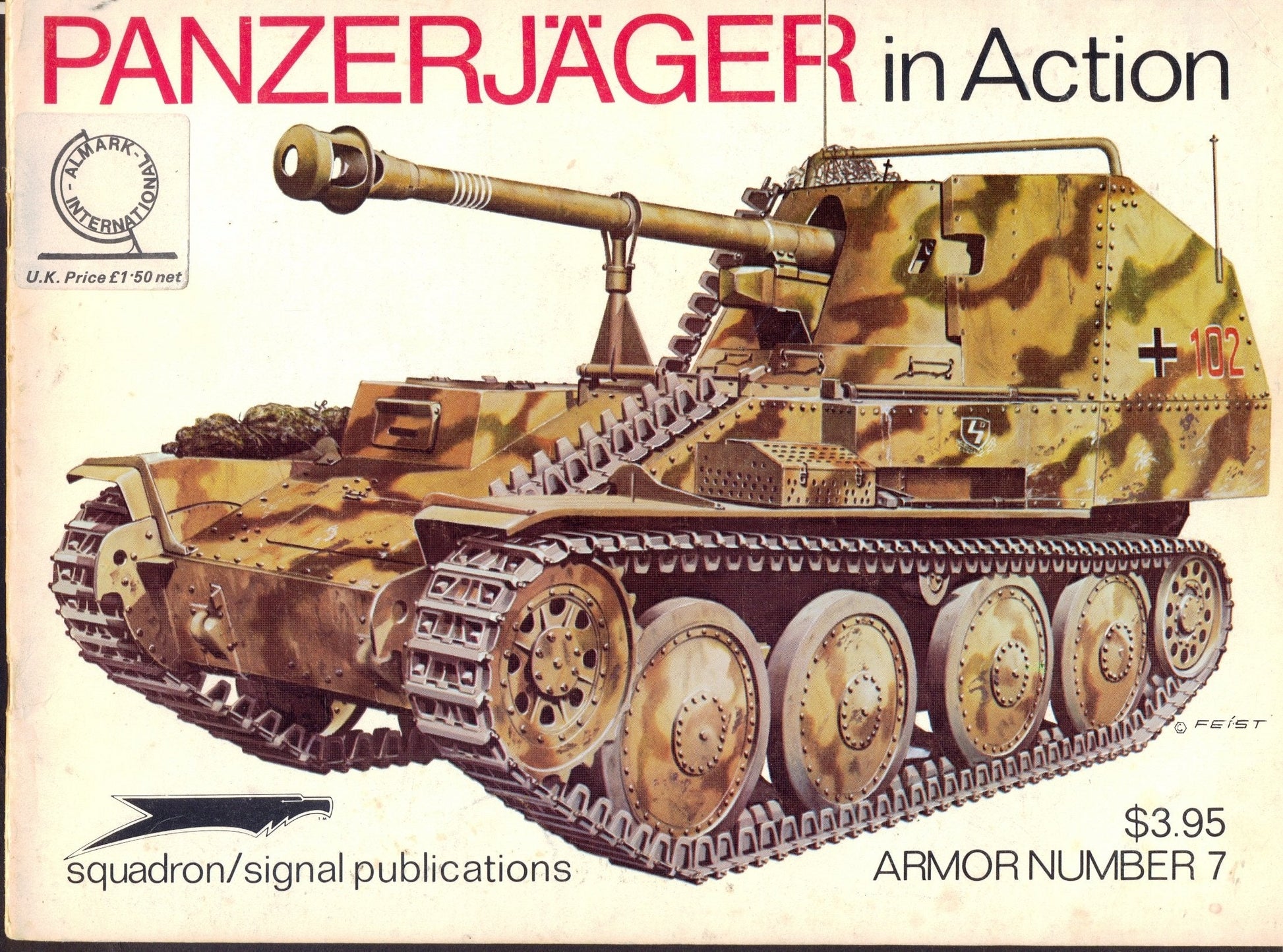 Panzerjager in Action - Armor No. 7 used book depot