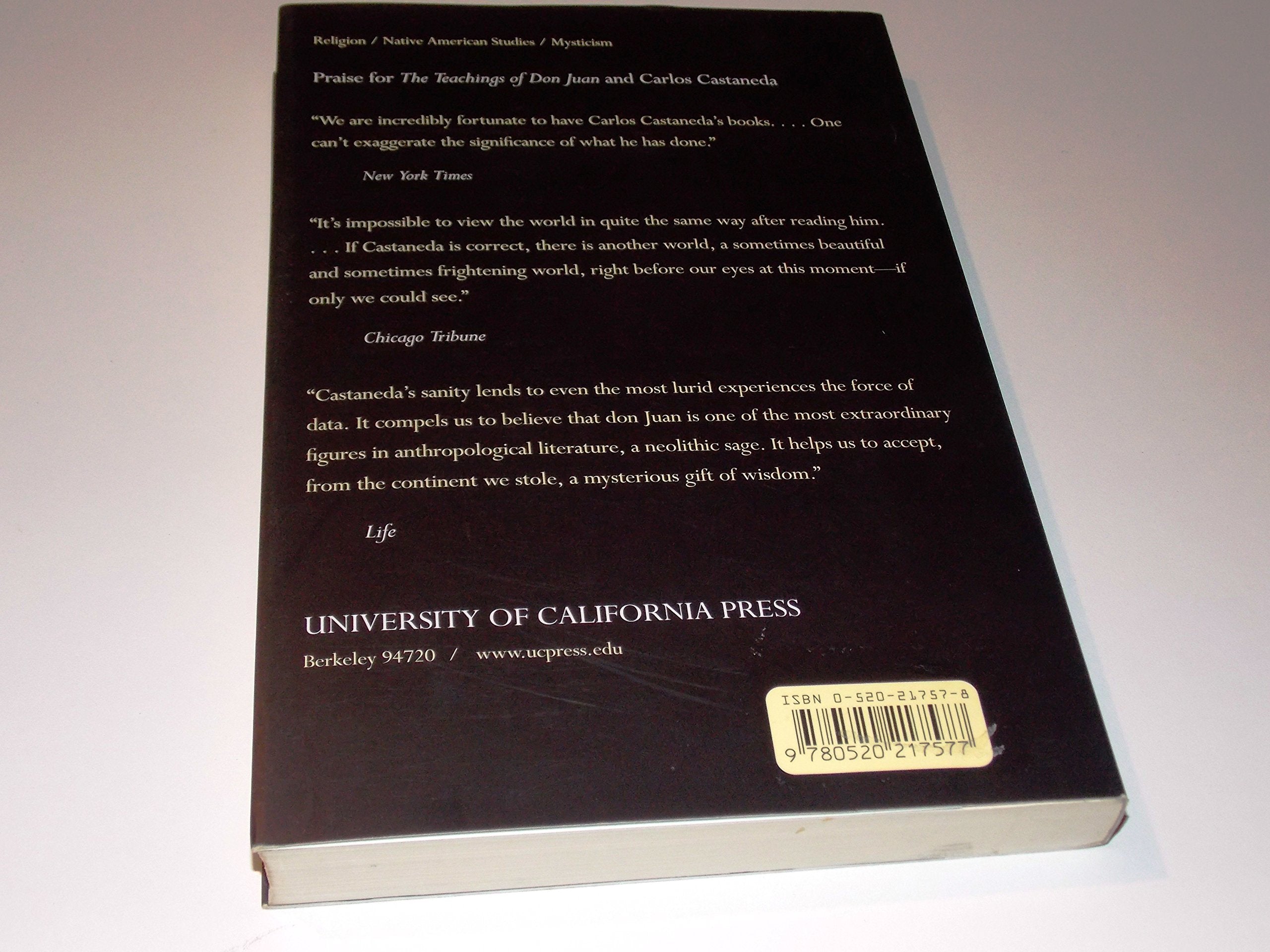 The Teachings of Don Juan: A Yaqui Way of Knowledge