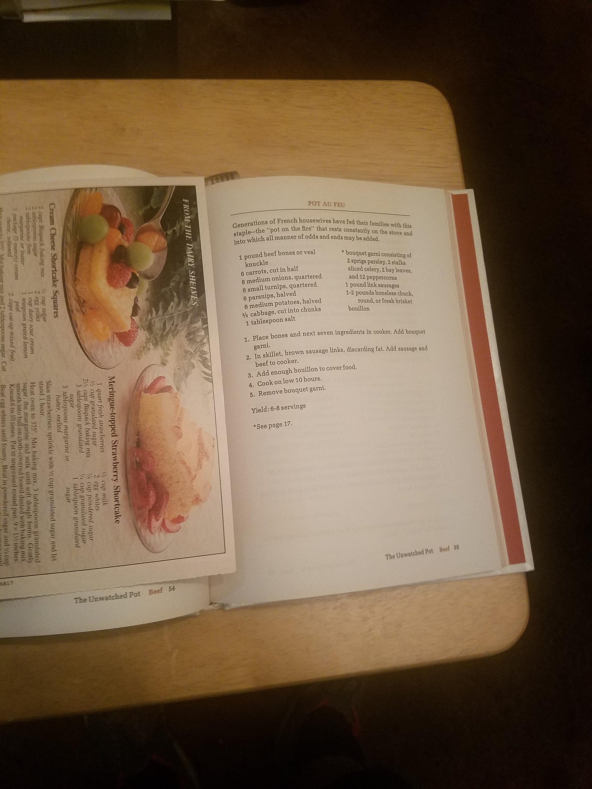 The Unwatched Pot - A Crockful of Recipes for Electric Slow Cooking used book depot