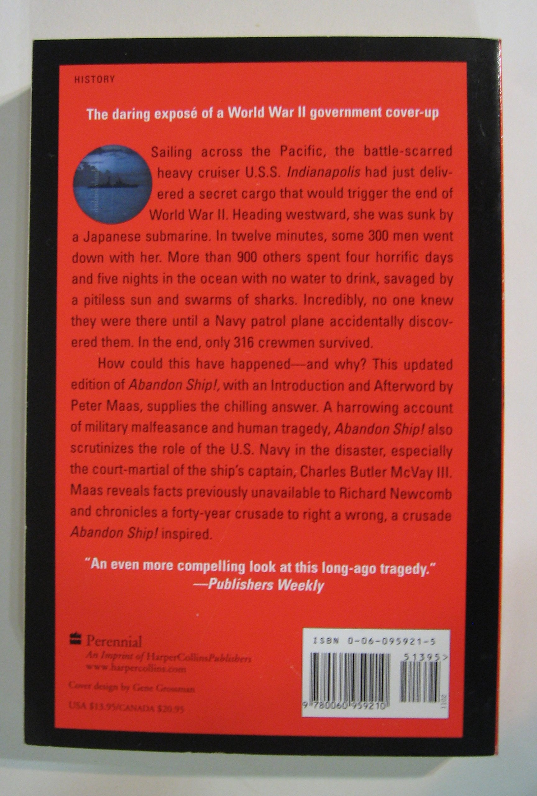 Abandon Ship!: The Saga of the U.S.S. Indianapolis, the Navy's Greatest Sea Disaster
