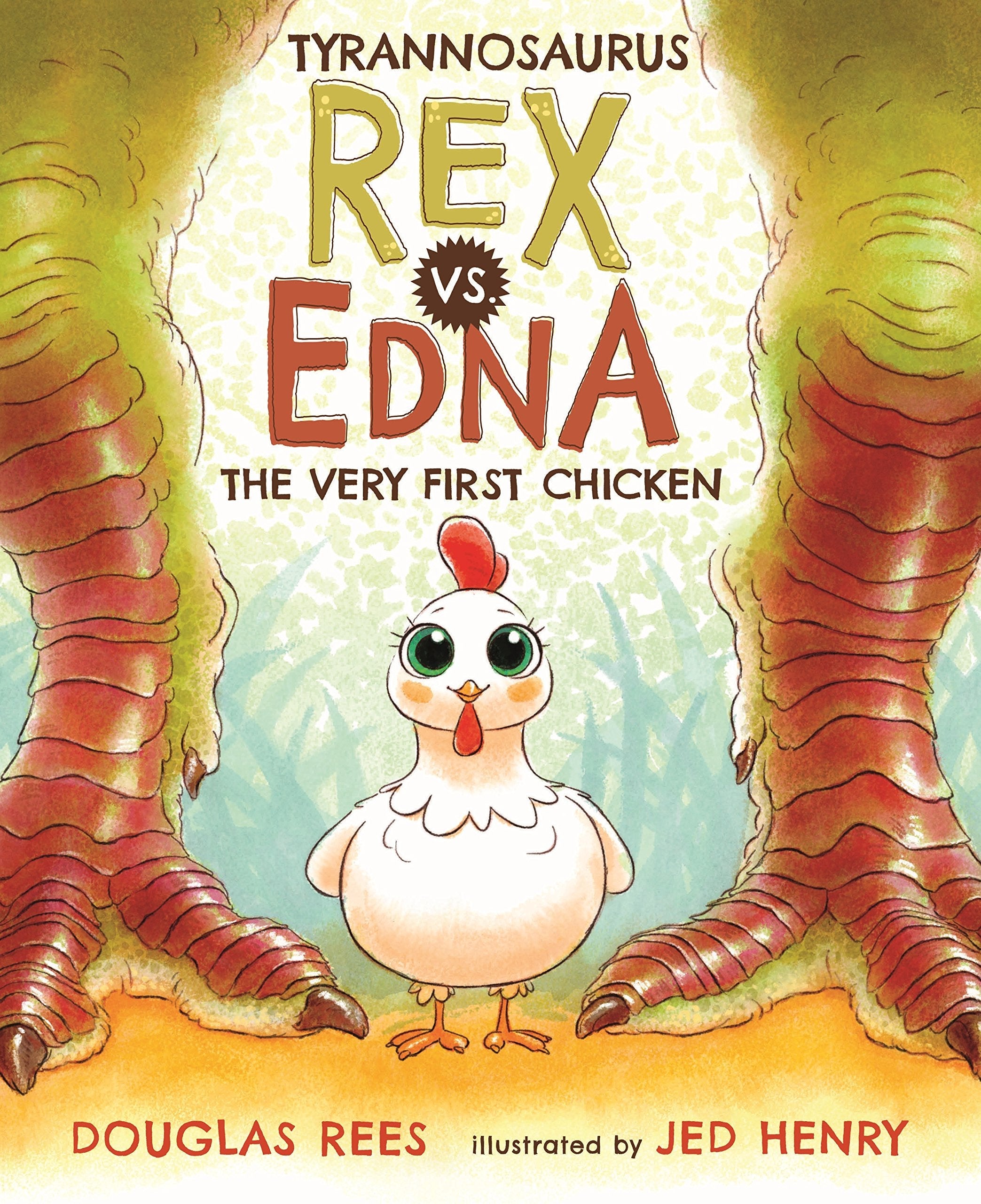 Tyrannosaurus Rex vs. Edna the Very First Chicken used book depot