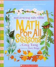Math For All Seasons: Mind-Stretching Math Riddles (Scholastic Bookshelf) used book depot
