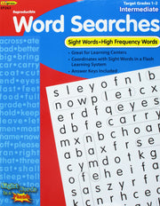 Reproducible Word Searches (Sight Words in a Flash, intermediate) used book depot