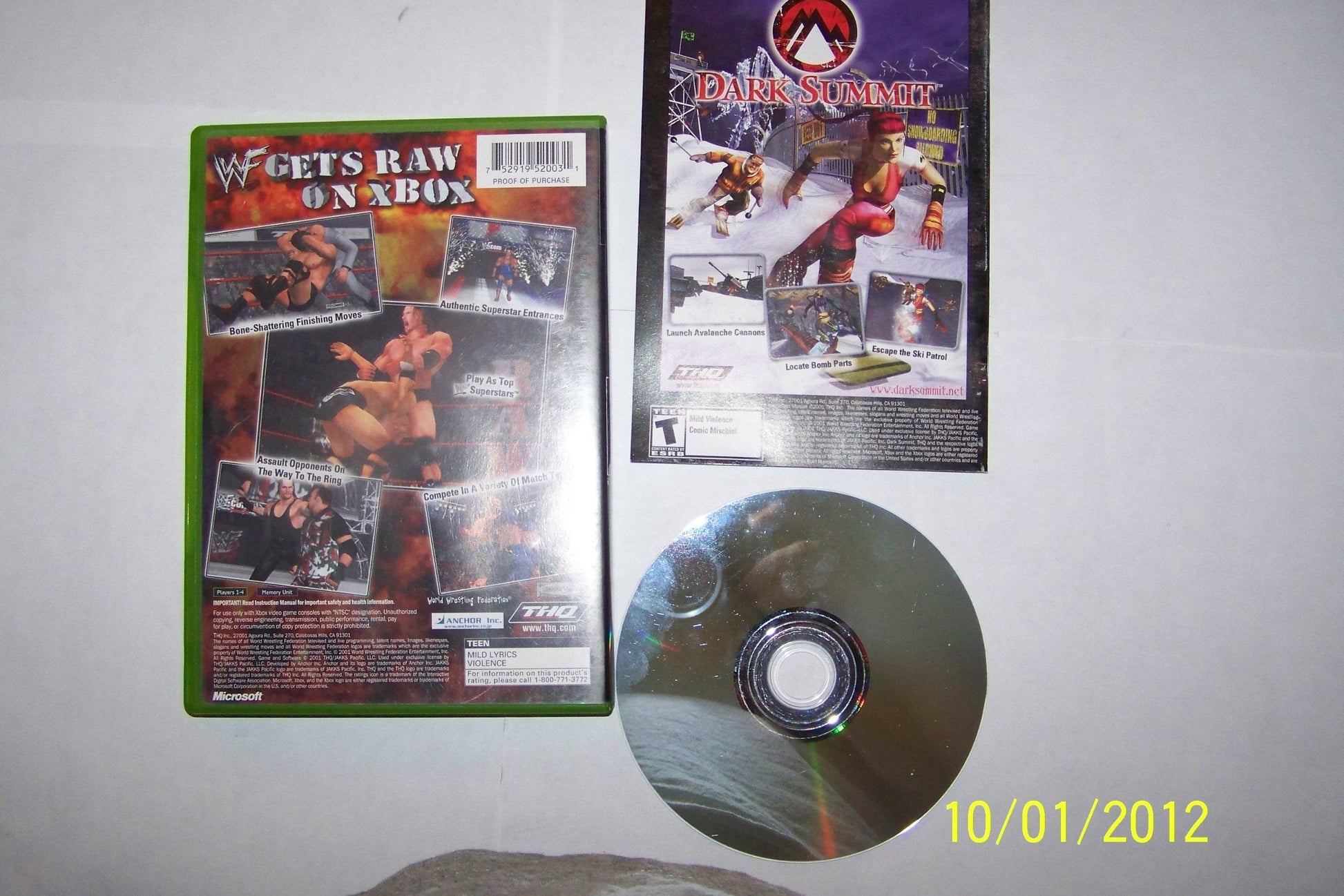 WWF Raw (Platinum Hits) used book depot