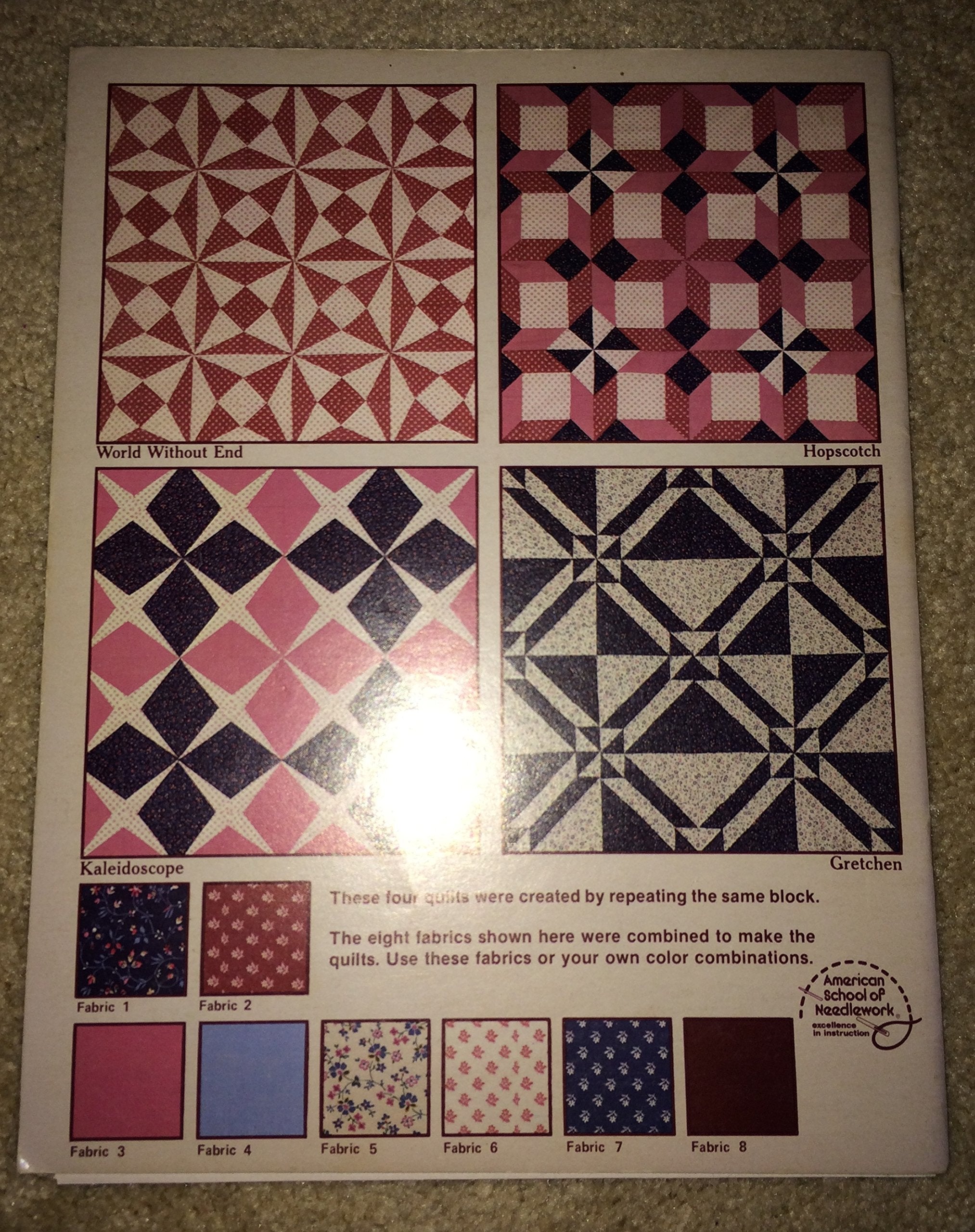 The patchworker's quilt-as-you-go book used book depot