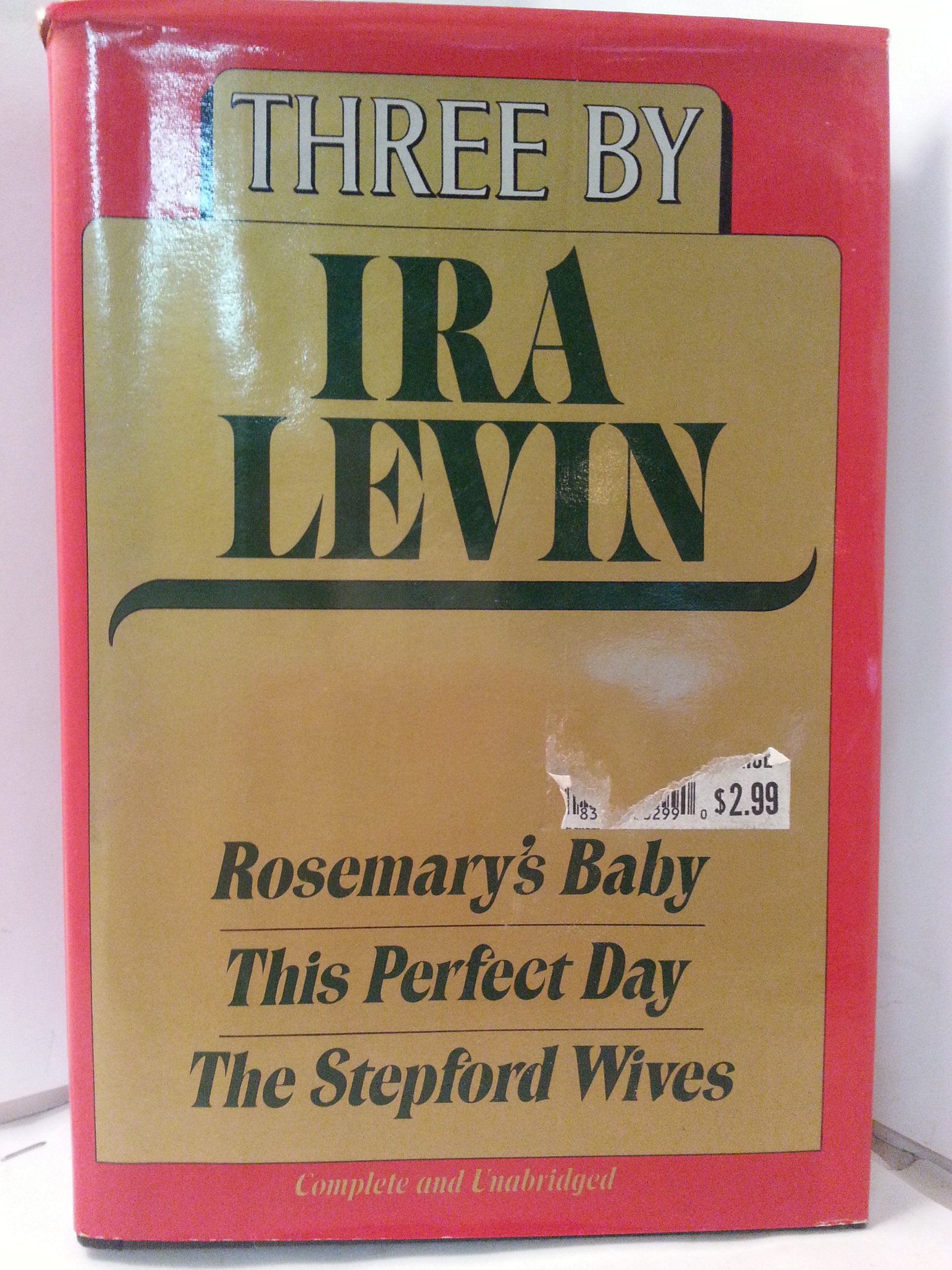 Three by Ira Levin used book depot