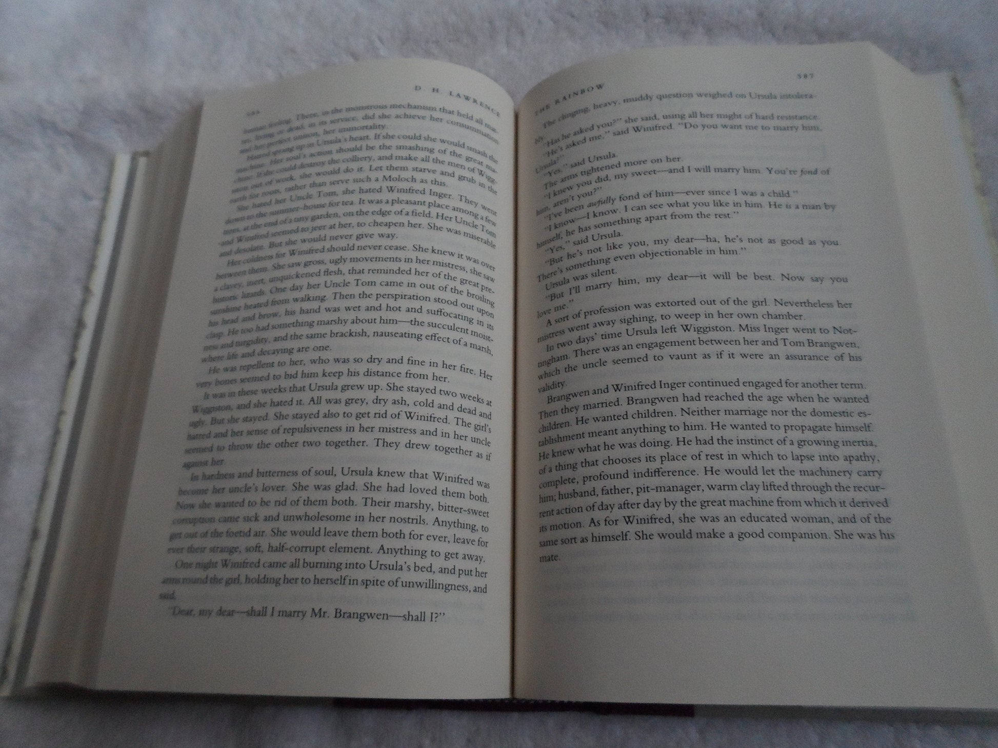 D.H. Lawrence, three complete novels: Lady Chatterley's lover, The Rainbow, Sons and lovers used book depot