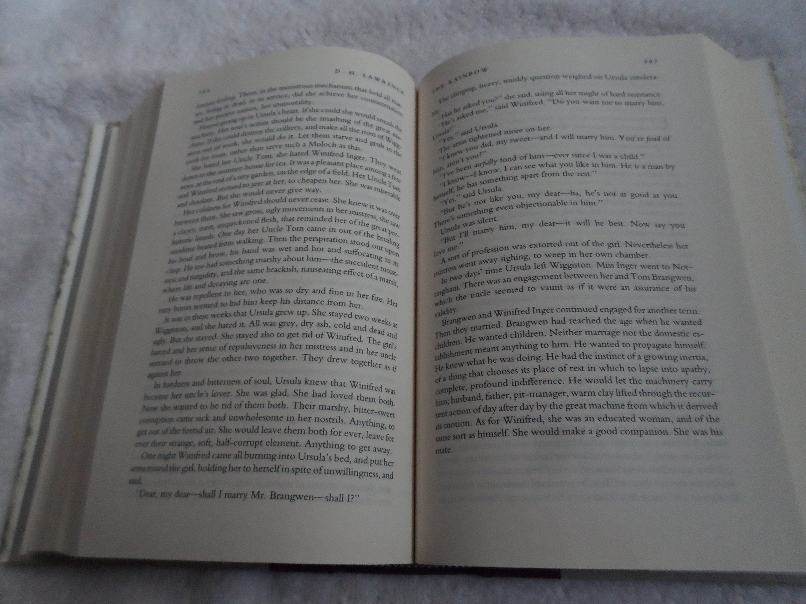 D.H. Lawrence, three complete novels: Lady Chatterley's lover, The Rainbow, Sons and lovers used book depot