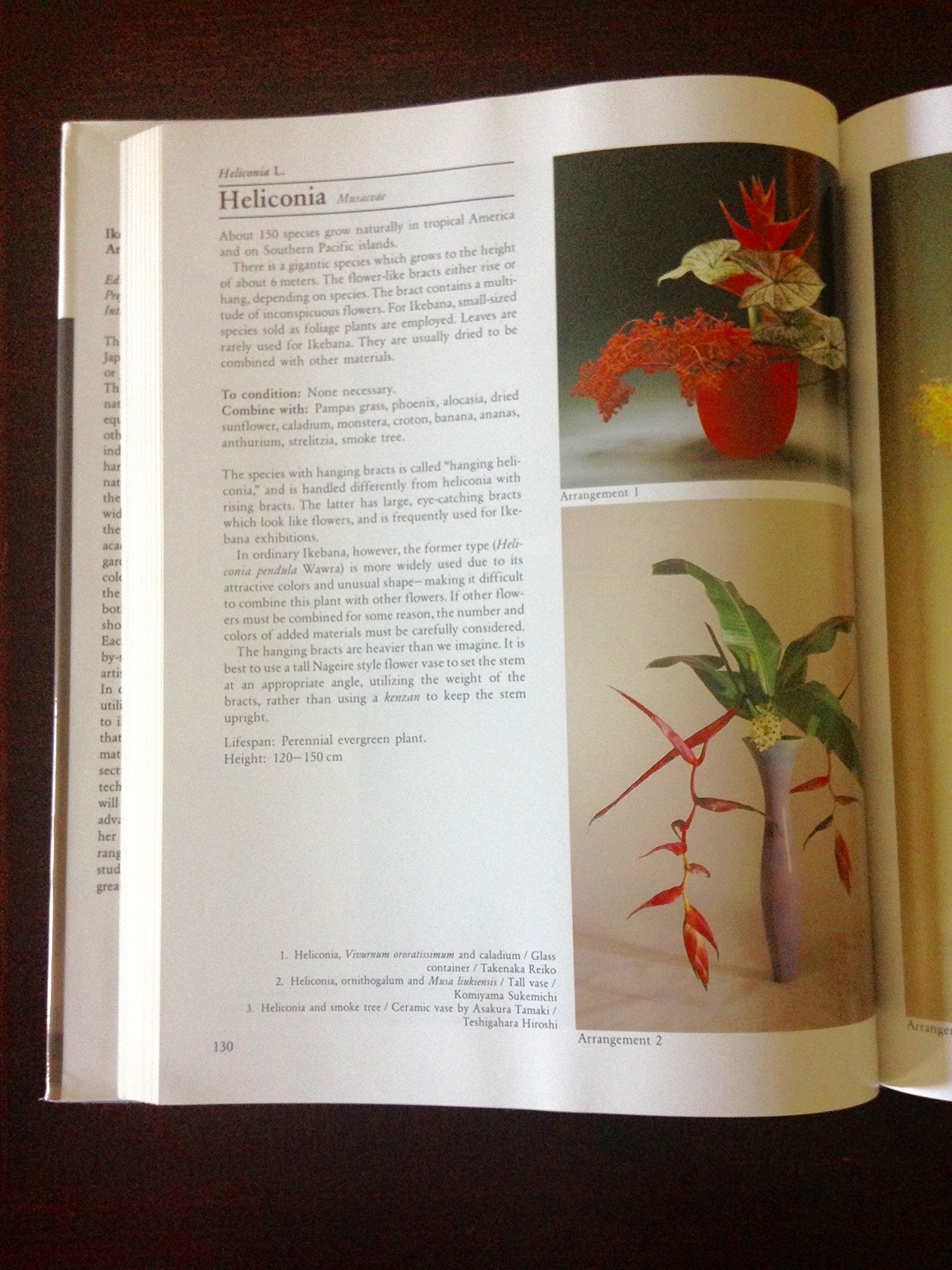 Ikebana: 101 Plants and 478 Arrangements used book depot