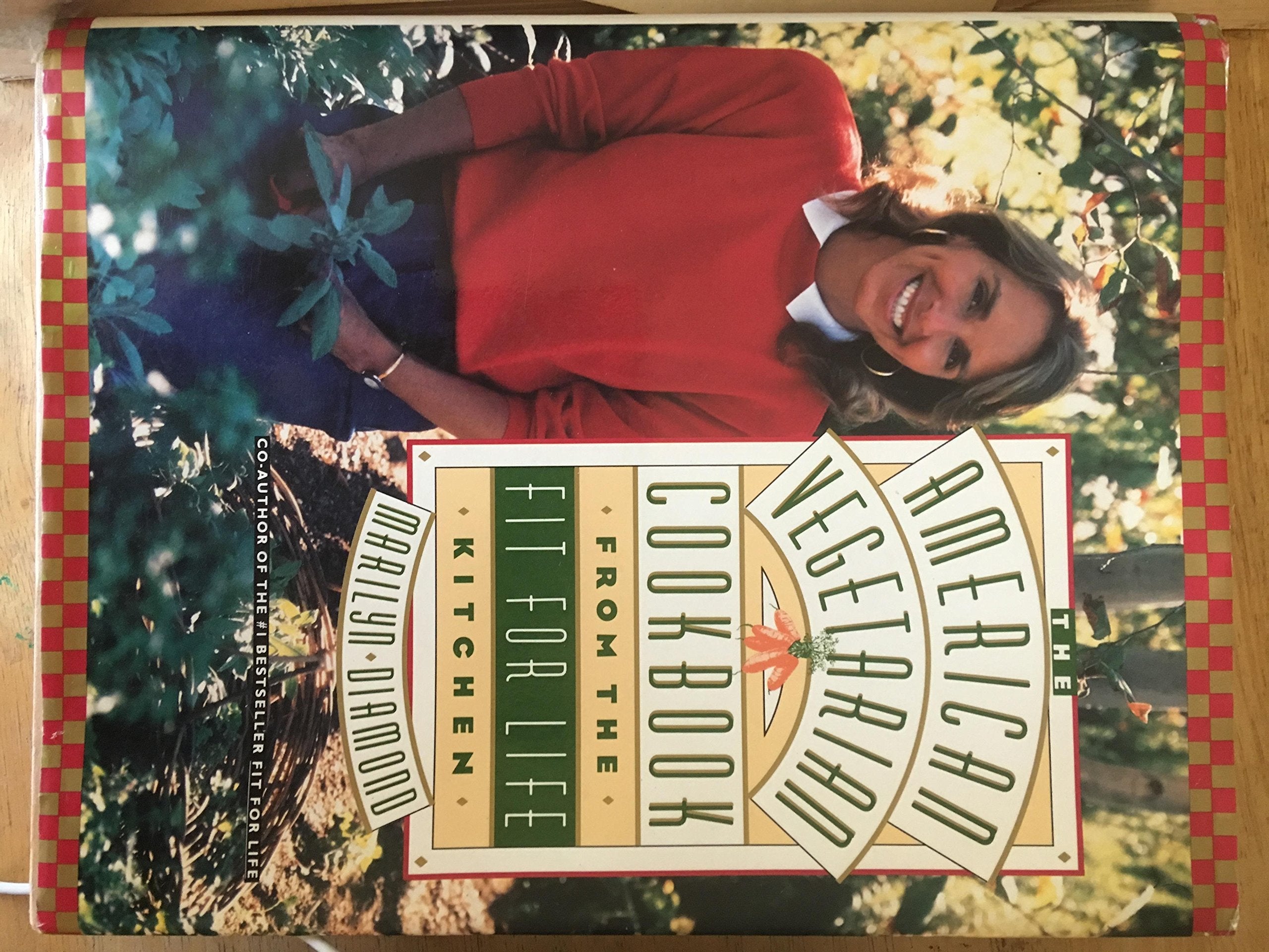 The American Vegetarian Cookbook from the Fit for Life Kitchen used book depot