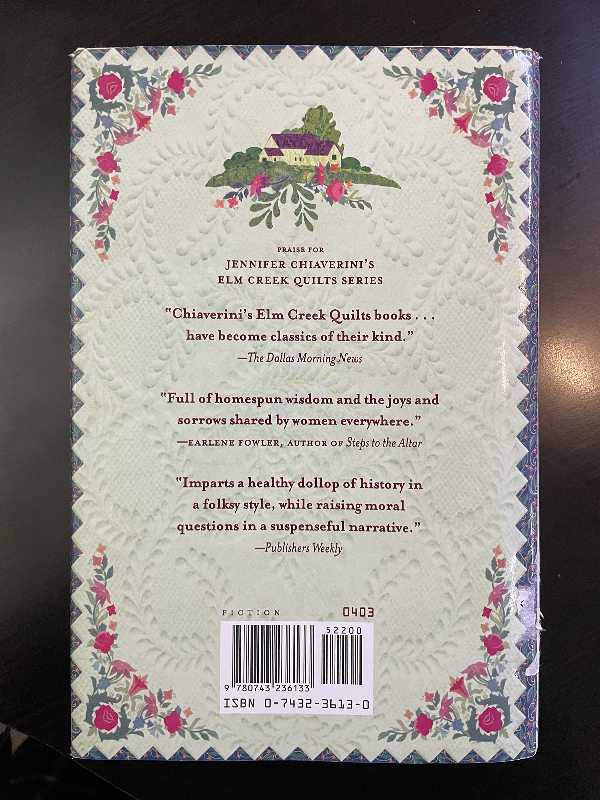 The Quilter's Legacy (Elm Creek Quilts Series #5) used book depot