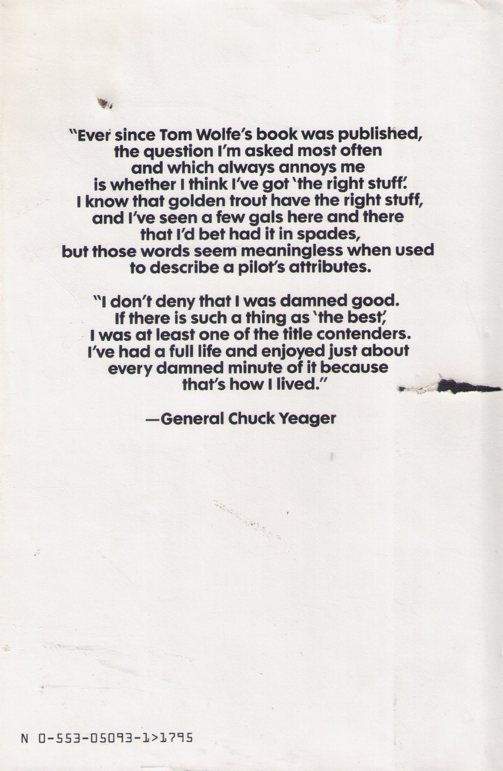 Yeager: An Autobiography used book depot