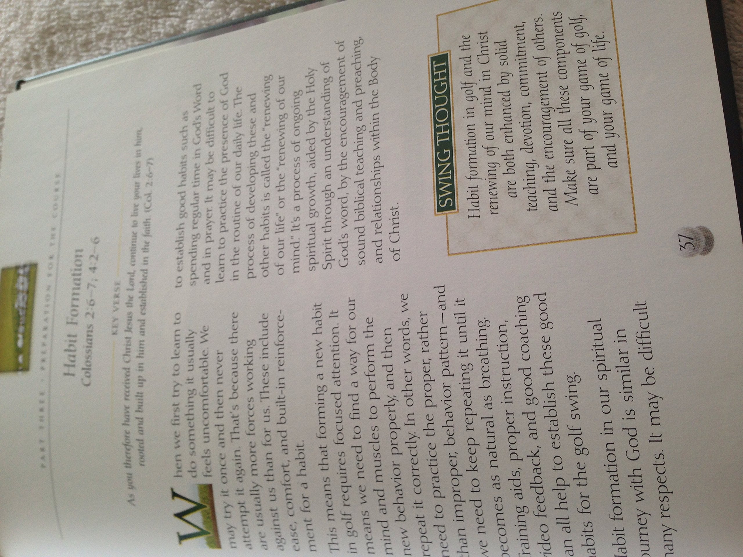 In His Grip: Foundations for Life & Golf