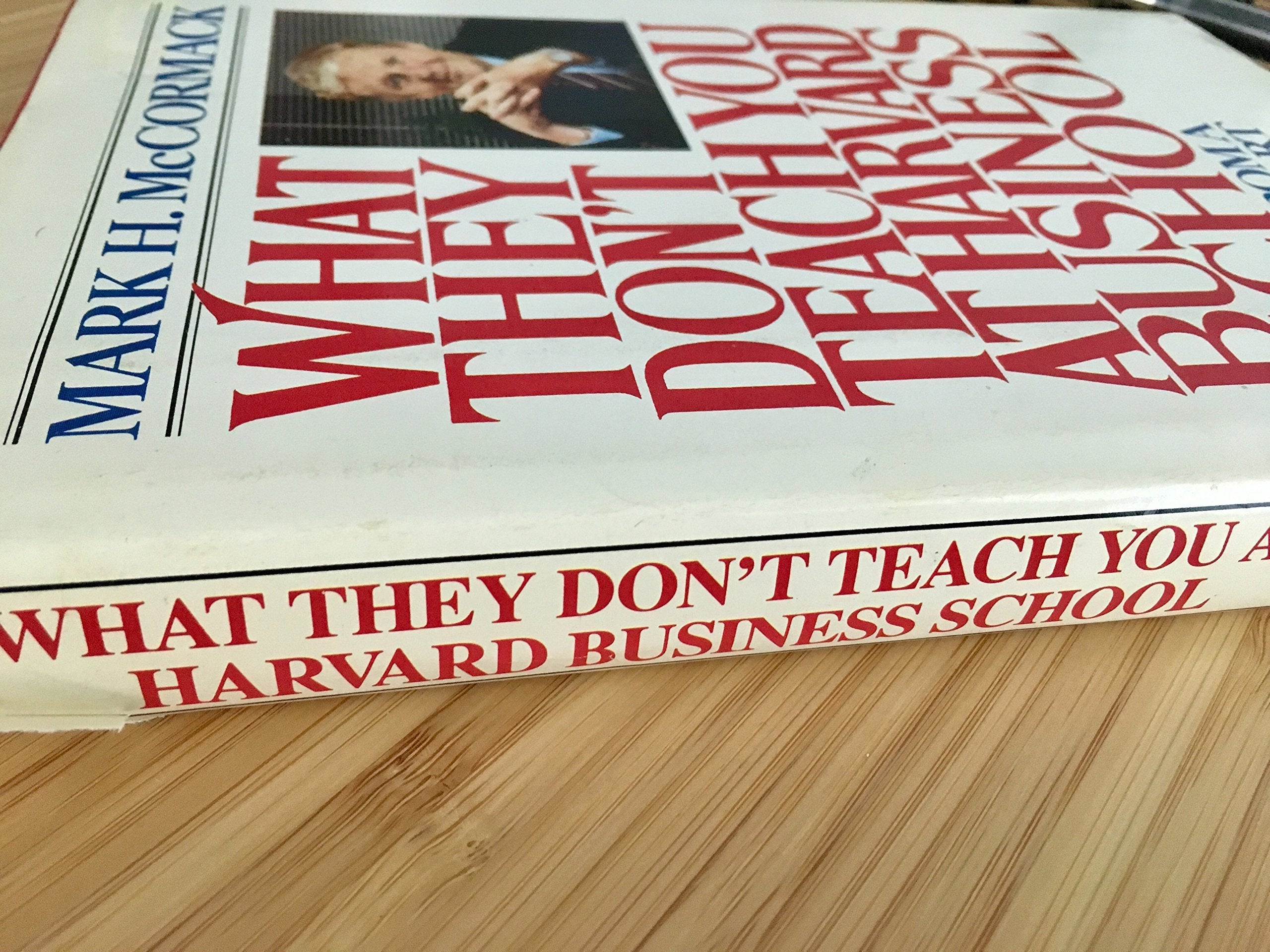 What They Don't Teach you at Harvard Business School used book depot