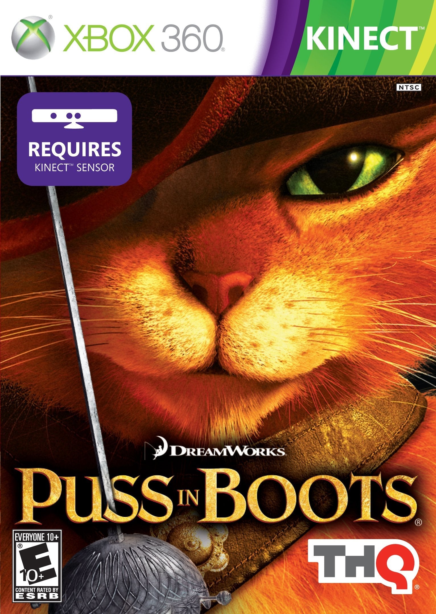 Puss in Boots (Kinect) - Xbox 360 used book depot