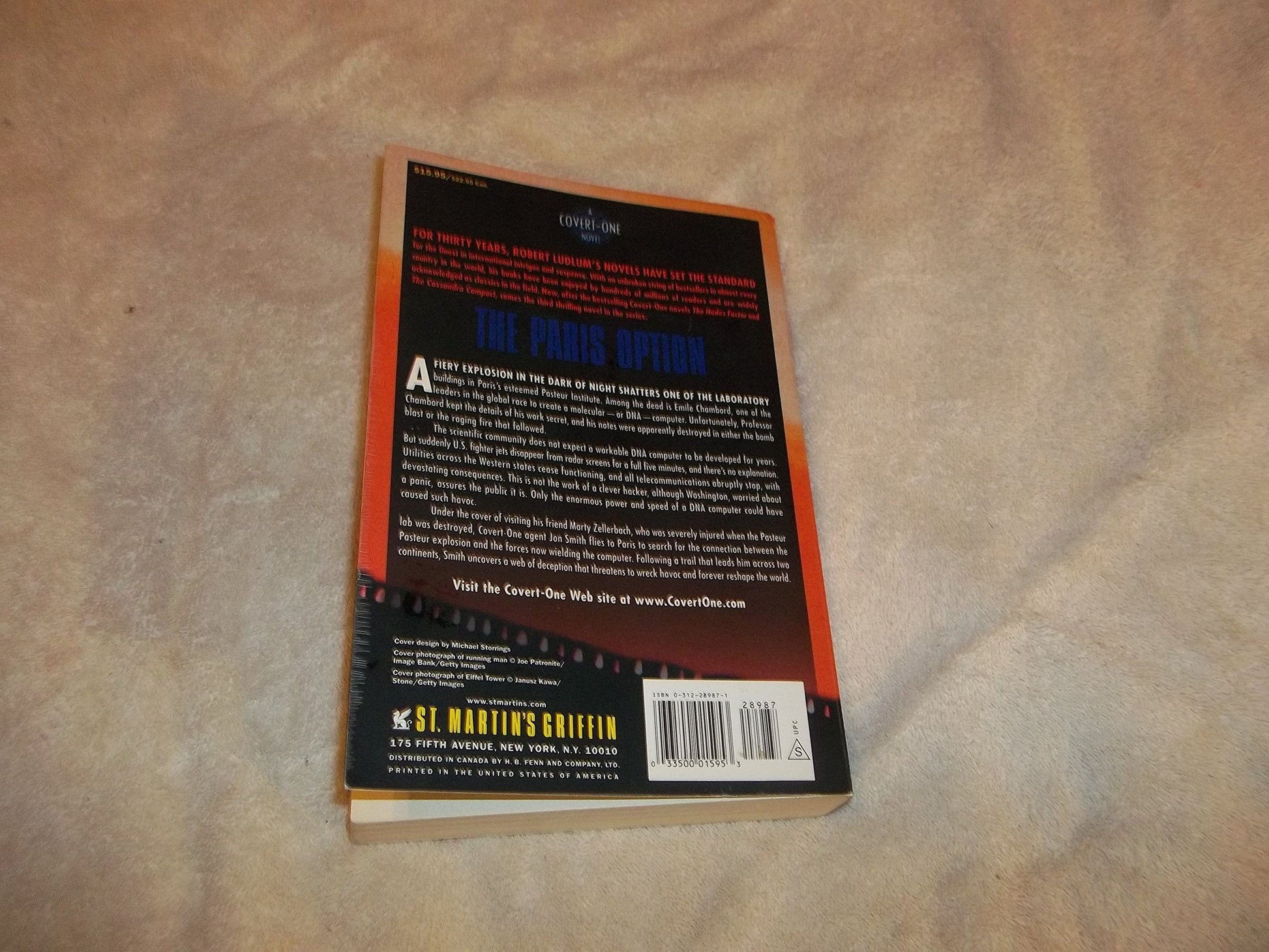 Robert Ludlum's The Paris Option: A Covert-One Novel used book depot
