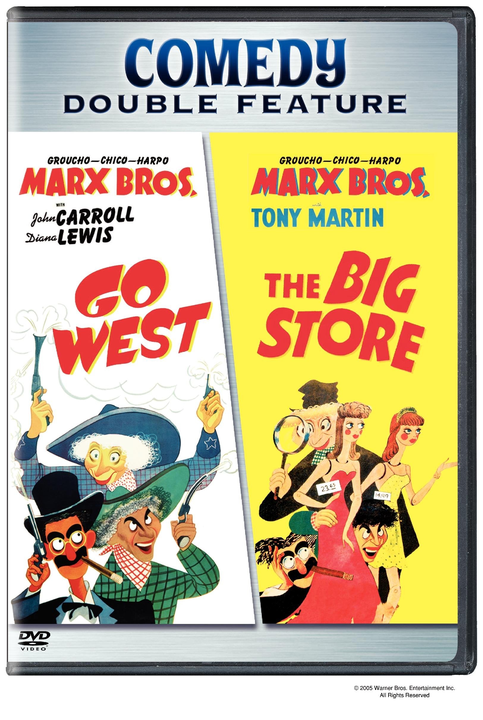 Marx Bros.: Go West/The Big Store [DVD] used book depot