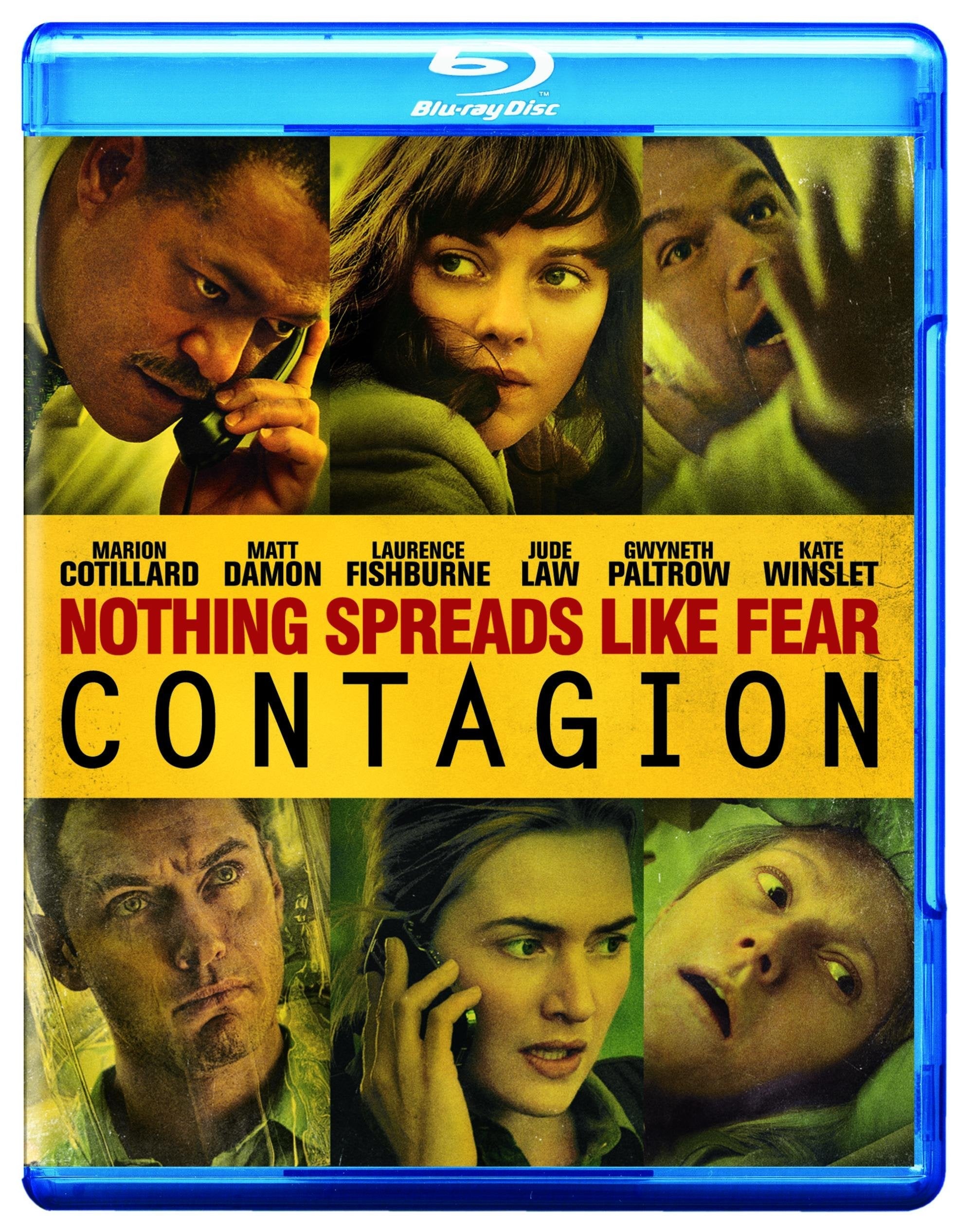 Contagion (Movie-Only Edition + UltraViolet Digital Copy) [Blu-ray] used book depot