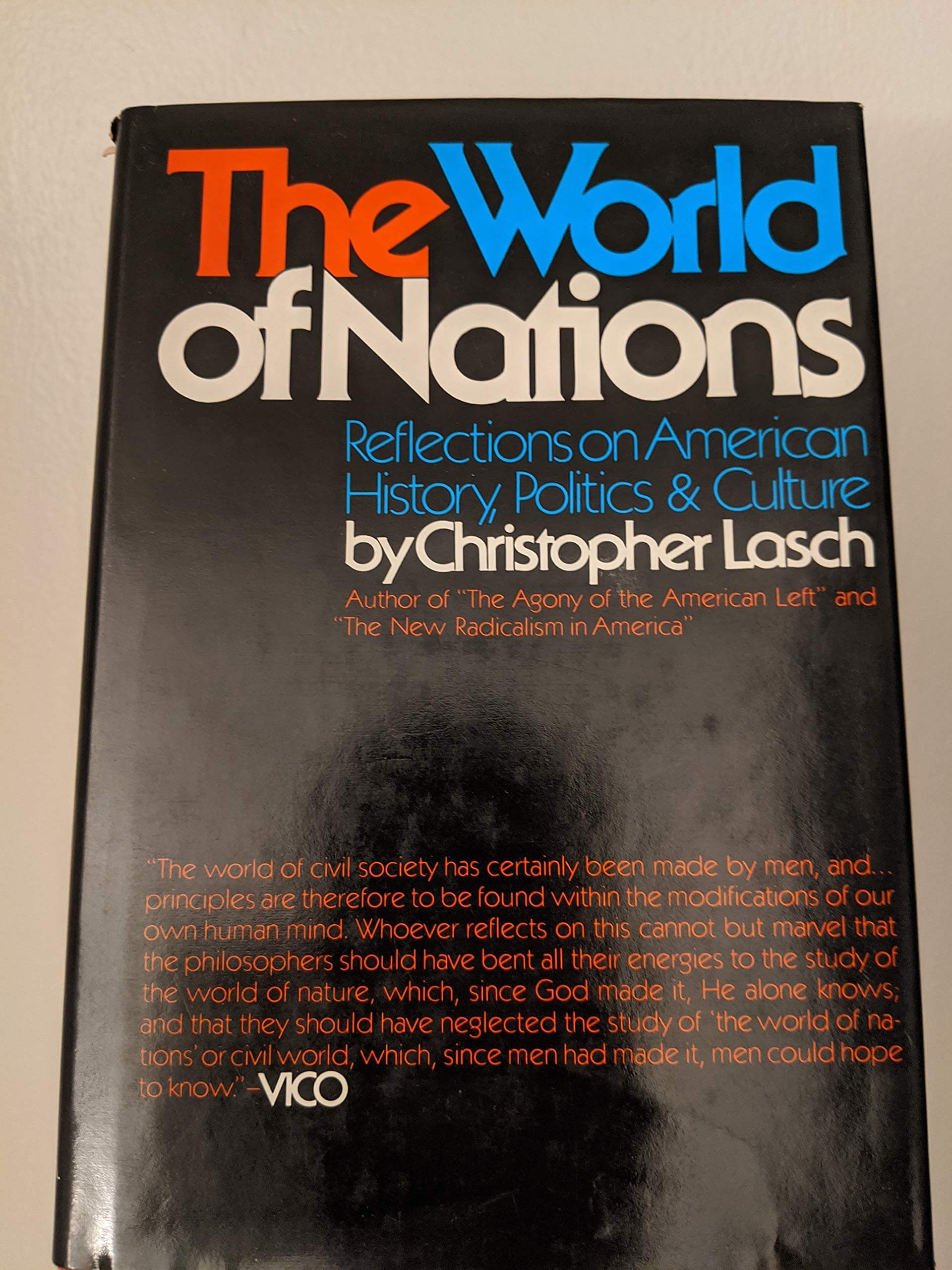 The world of nations;: Reflections on American history, politics, and culture used book depot
