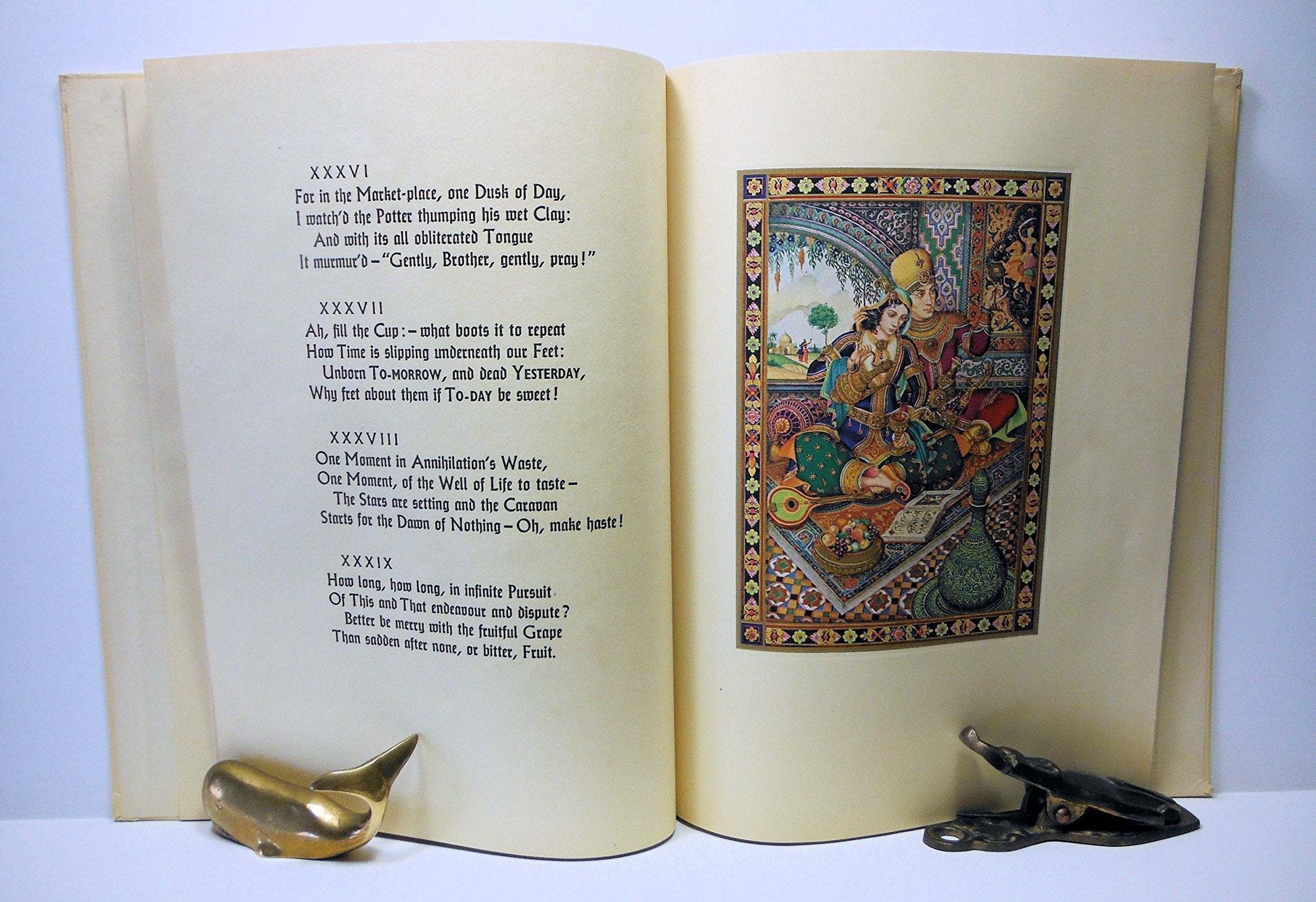 Rubaiyat of Omar Khayyam Rendered in English Verse by Edward Fitzgerald: Text of the First Editon used book depot