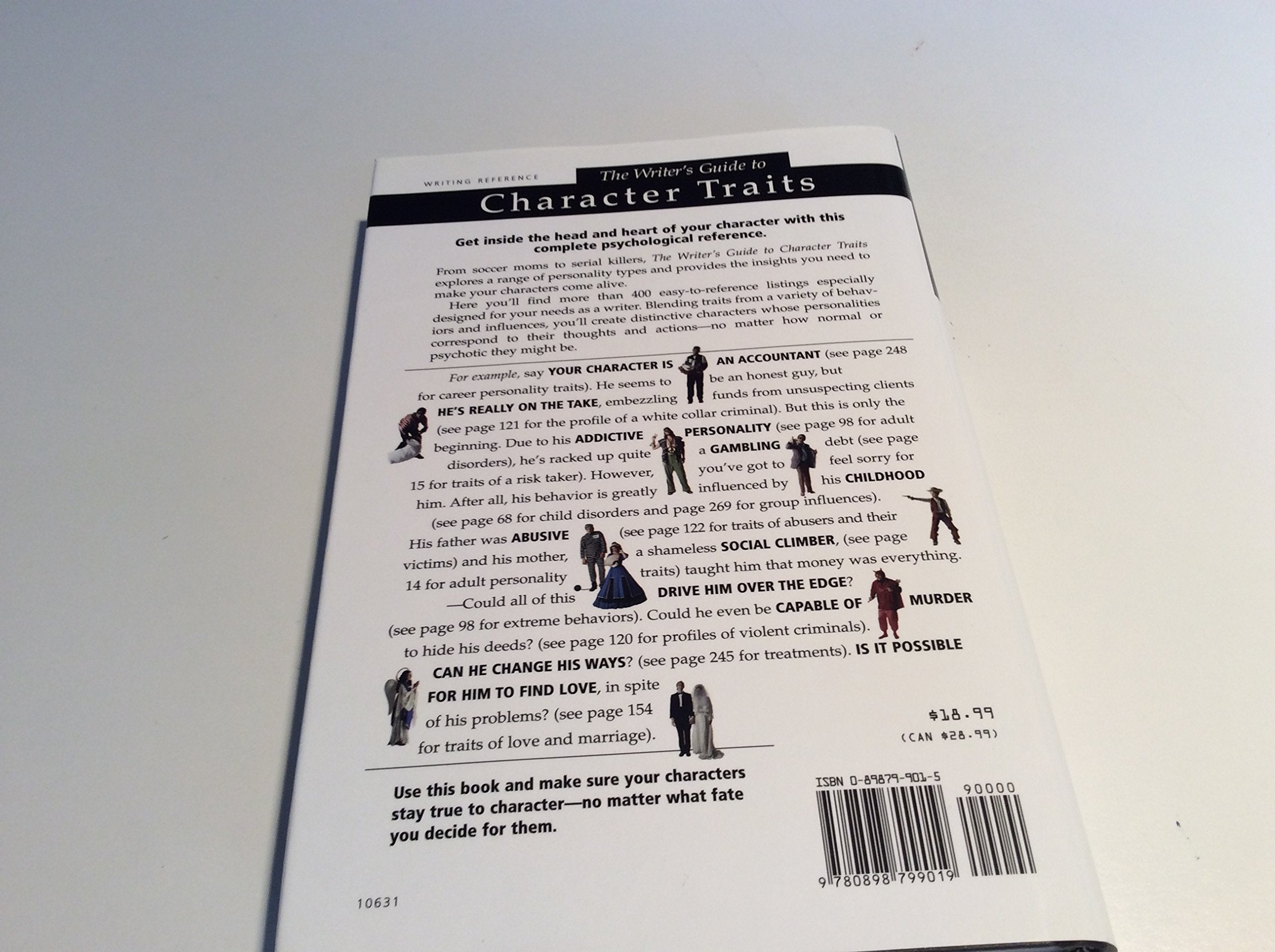 The Writer's Guide to Character Traits: Includes Profiles of Human Behaviors and Personality Types
