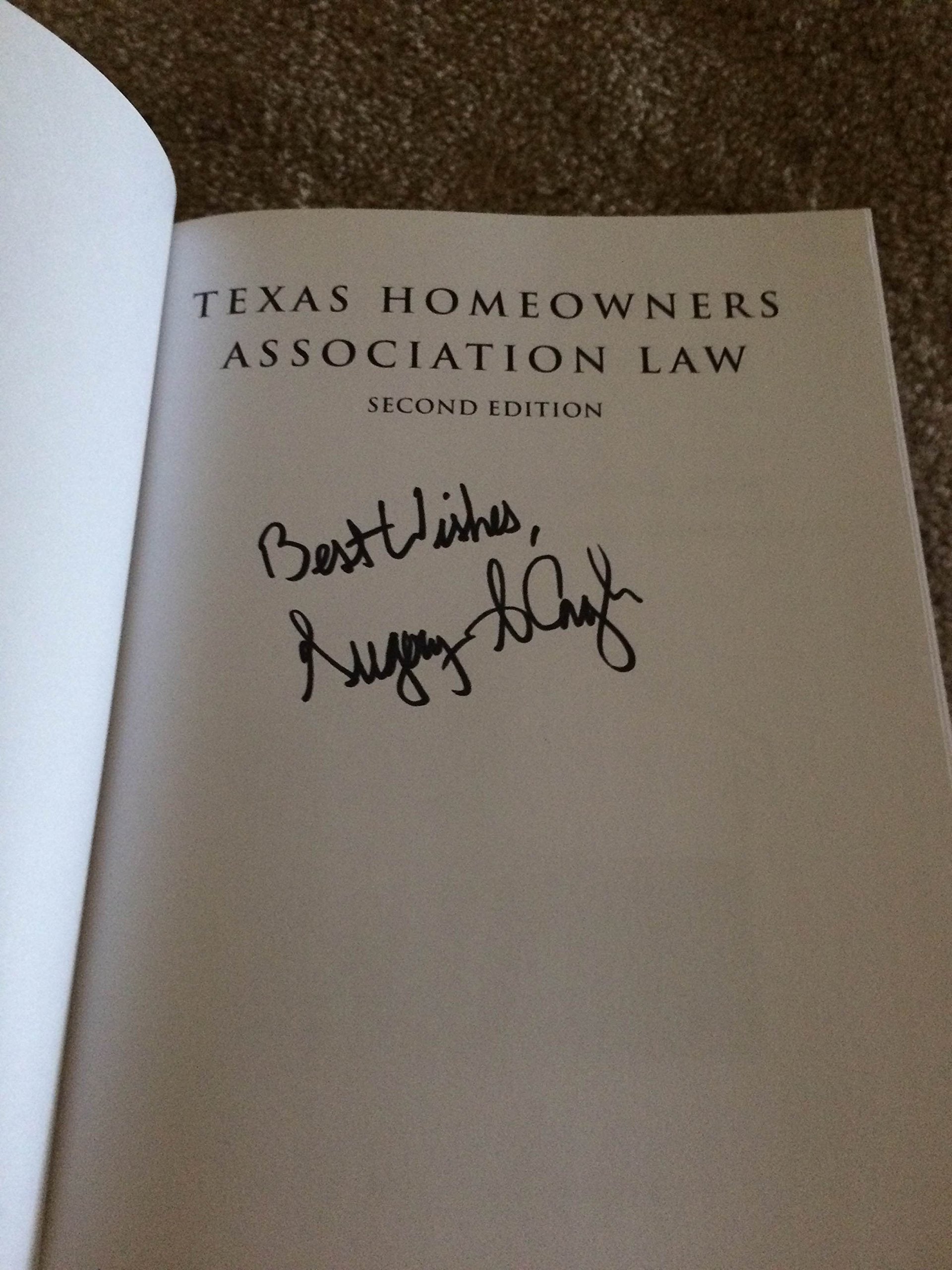 Texas Homeowners Association Law: The Essential Legal Guide for Texas Homeowners Associations and Homeowners used book depot