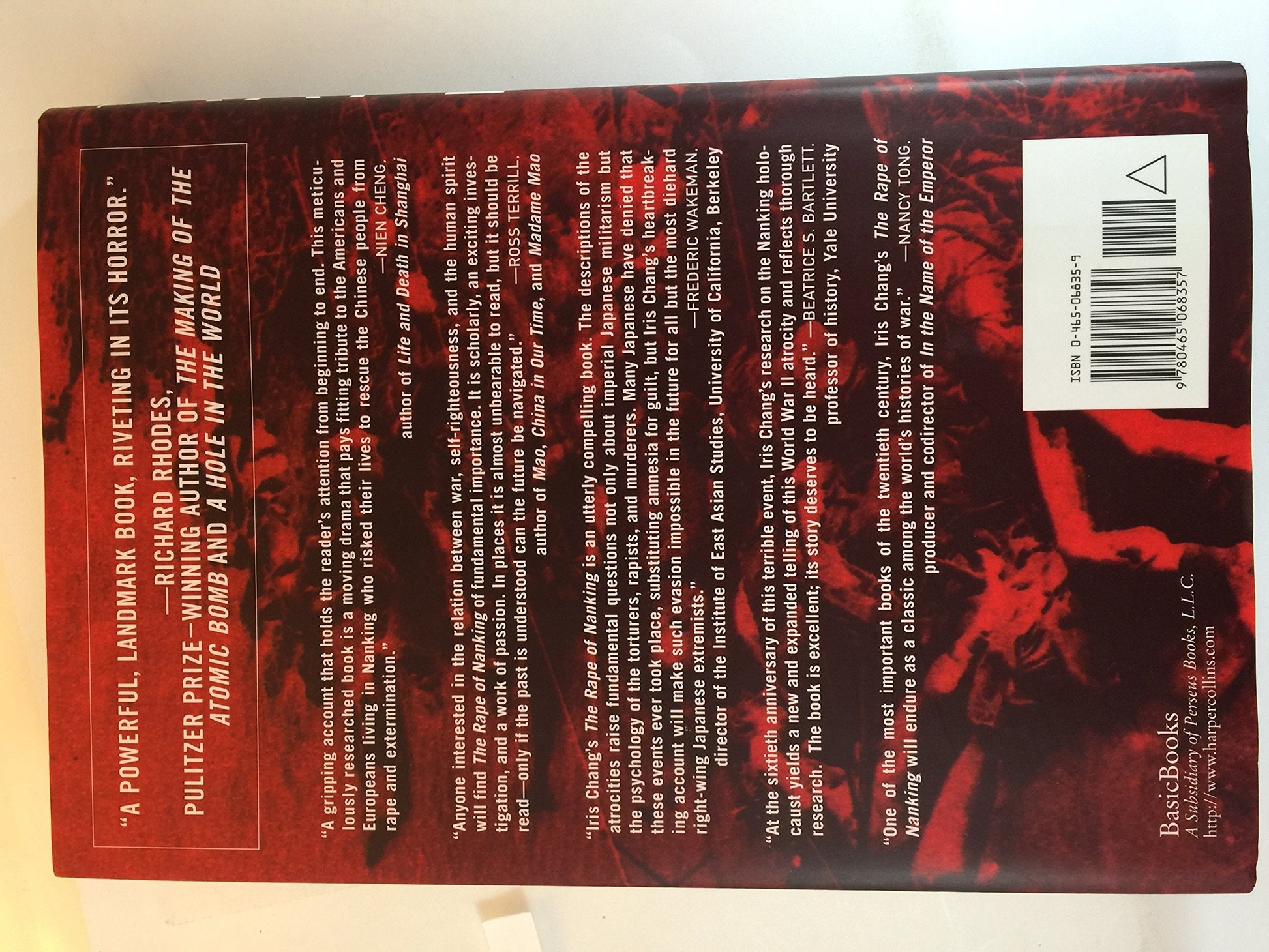 The Rape Of Nanking: The Forgotten Holocaust Of World War II used book depot